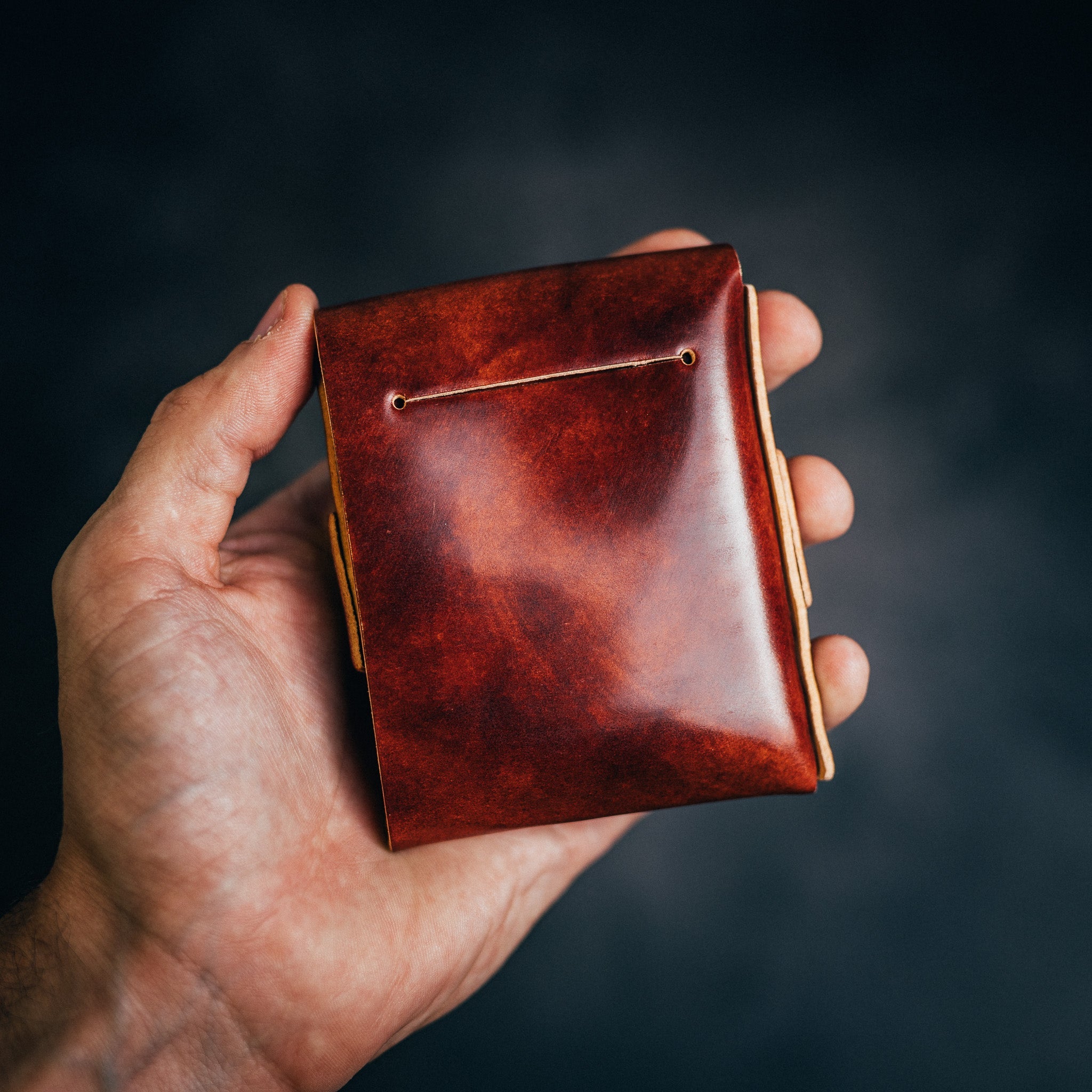 Shell Cordovan Big Finn 2 - Lost Dutchman Leather handmade leather wallets