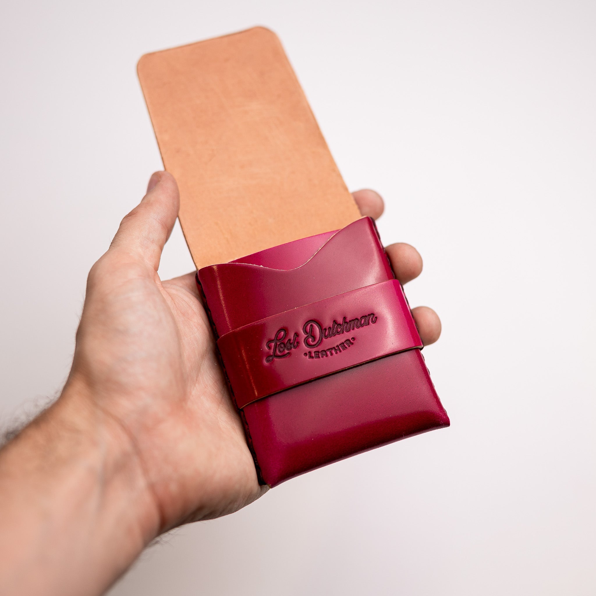 Shell Cordovan Big Finn 2 - Lost Dutchman Leather handmade leather wallets