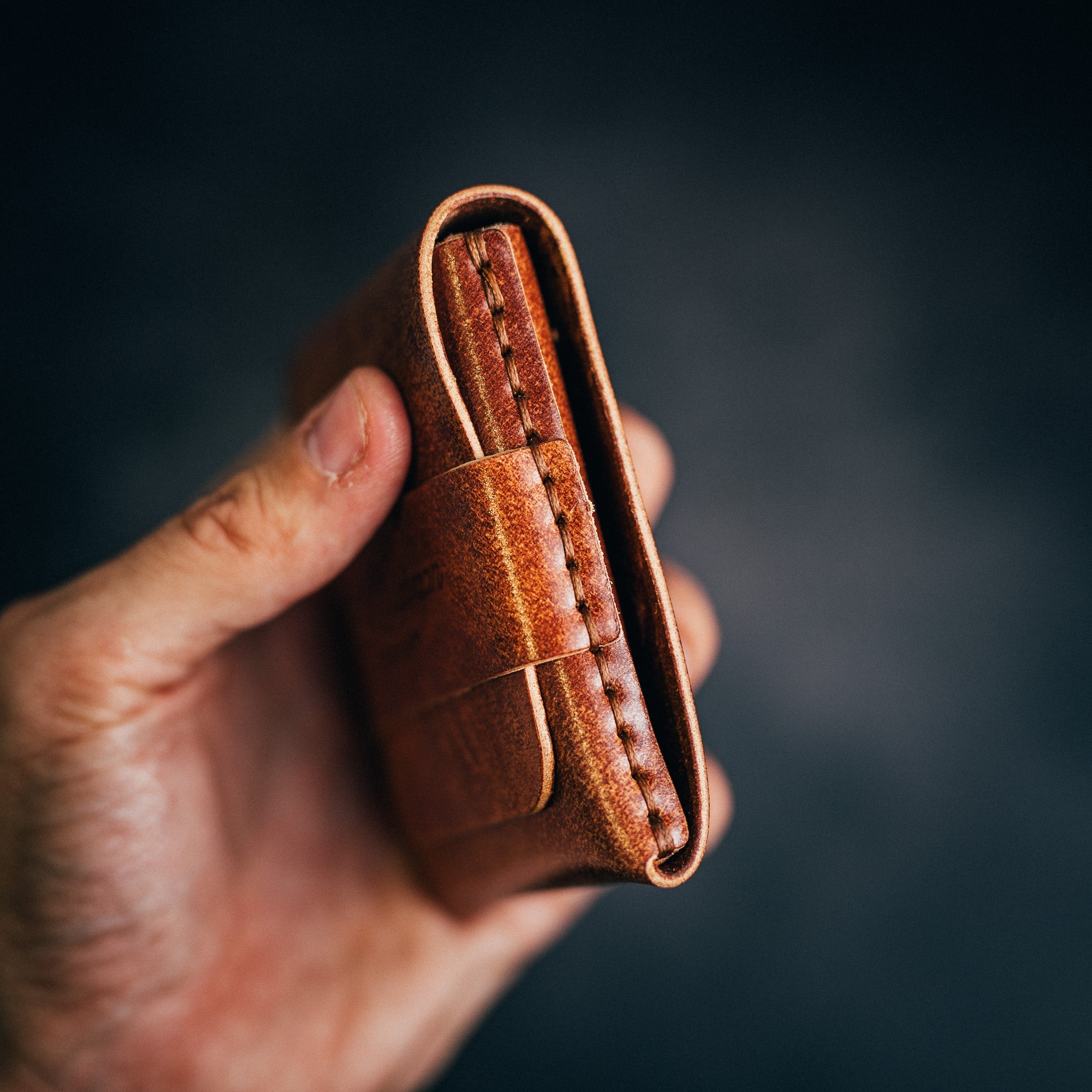 Shell Cordovan Big Finn 2 - Lost Dutchman Leather handmade leather wallets