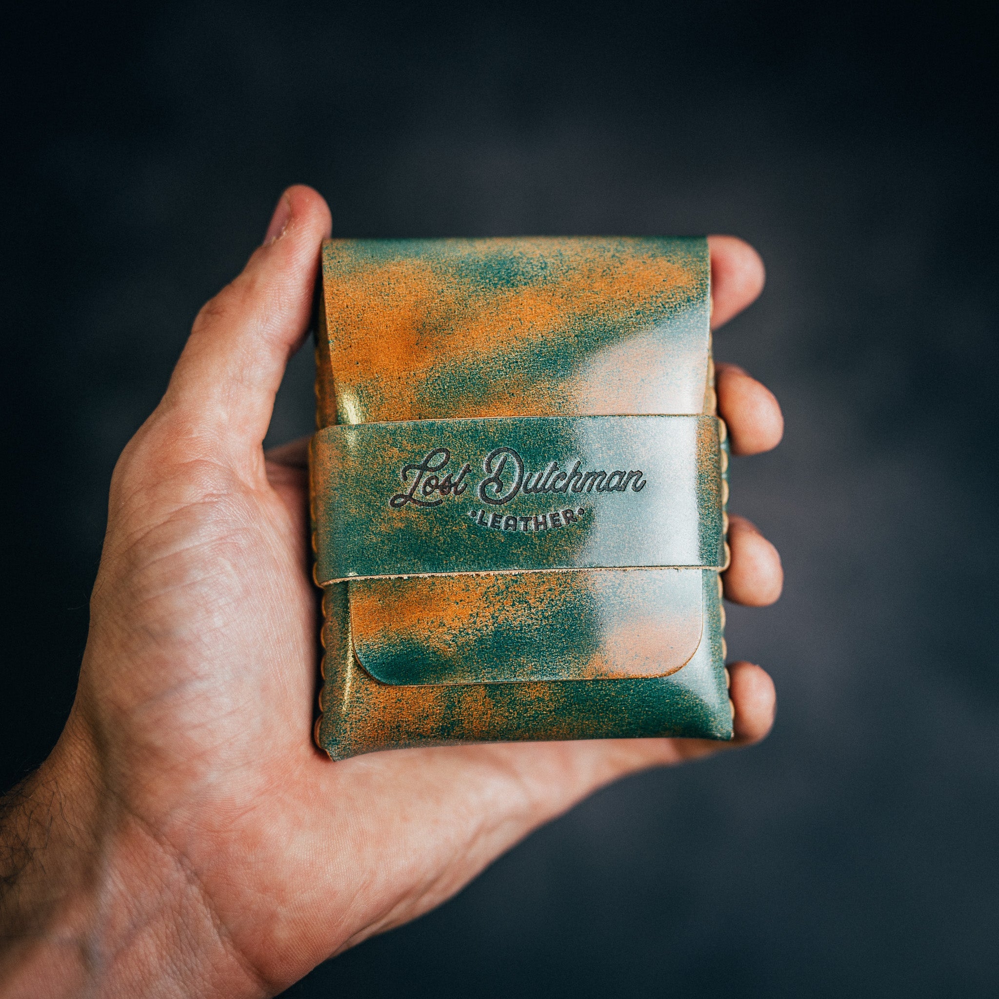 Shell Cordovan Big Finn 2 - Lost Dutchman Leather handmade leather wallets