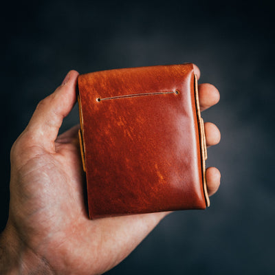 Shell Cordovan Big Finn 2 - Lost Dutchman Leather handmade leather wallets