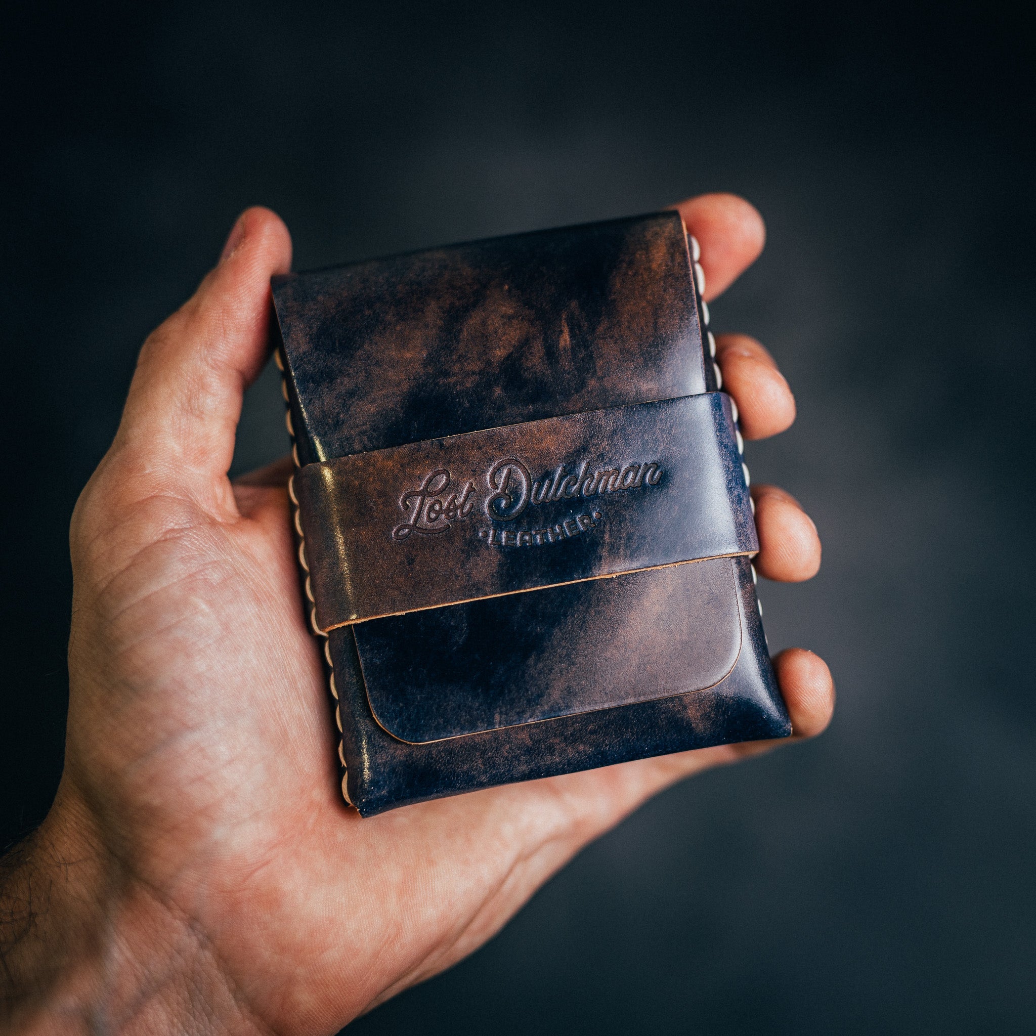 Shell Cordovan Big Finn 2 - Lost Dutchman Leather handmade leather wallets