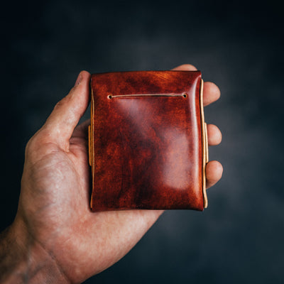 Shell Cordovan Big Finn 2 - Lost Dutchman Leather handmade leather wallets