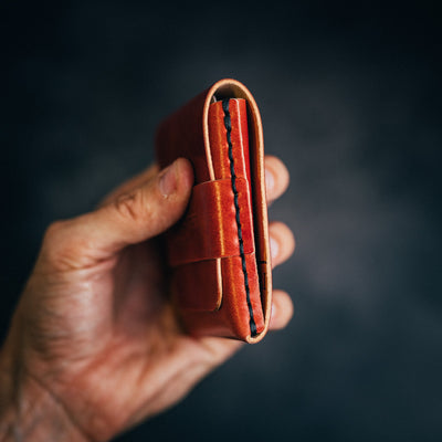 Shell Cordovan Big Finn 2 - Lost Dutchman Leather handmade leather wallets