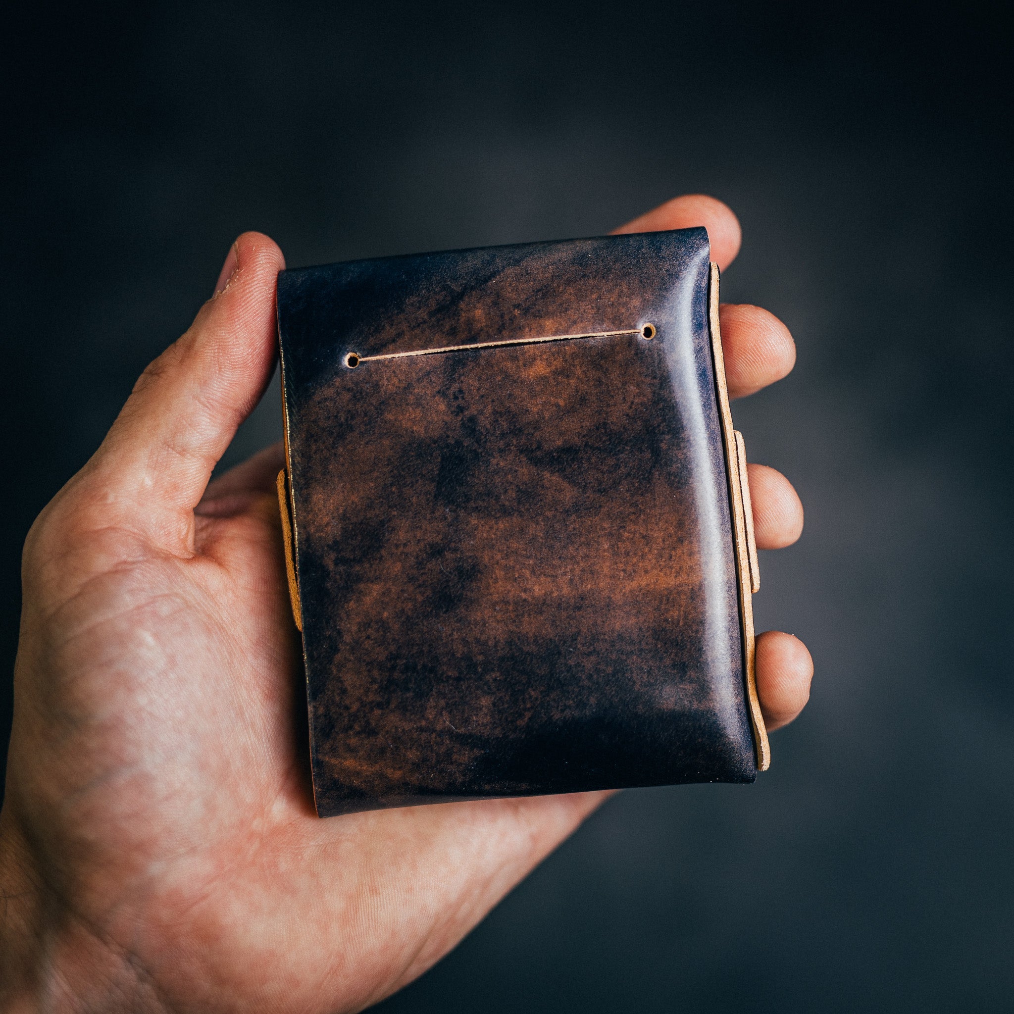 Shell Cordovan Big Finn 2 - Lost Dutchman Leather handmade leather wallets