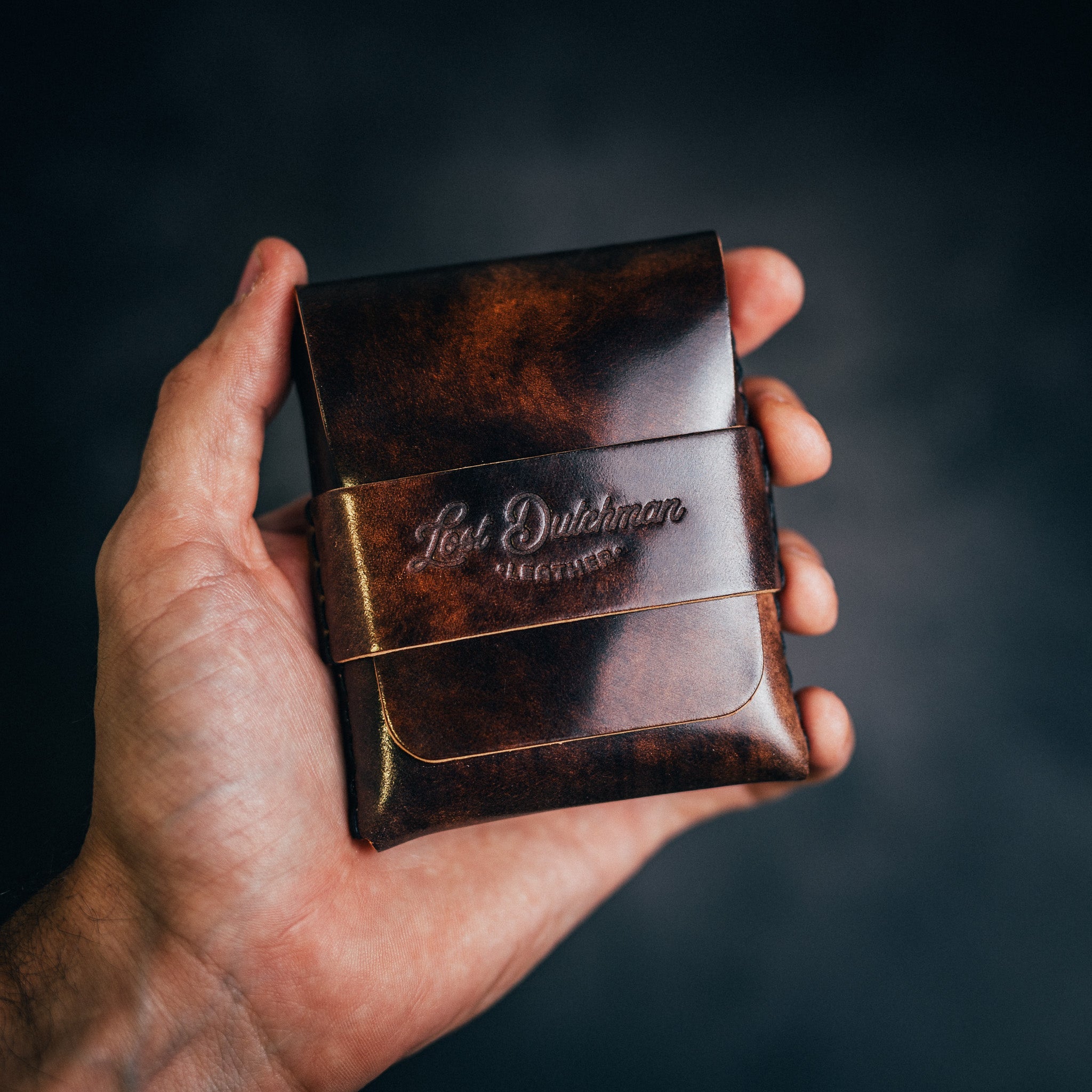 Shell Cordovan Big Finn 2 - Lost Dutchman Leather handmade leather wallets