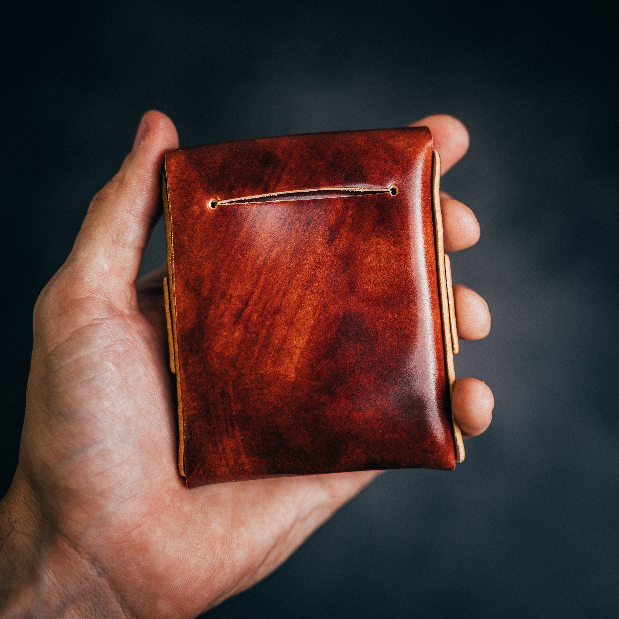 Shell Cordovan Big Finn 2 - Lost Dutchman Leather handmade leather wallets
