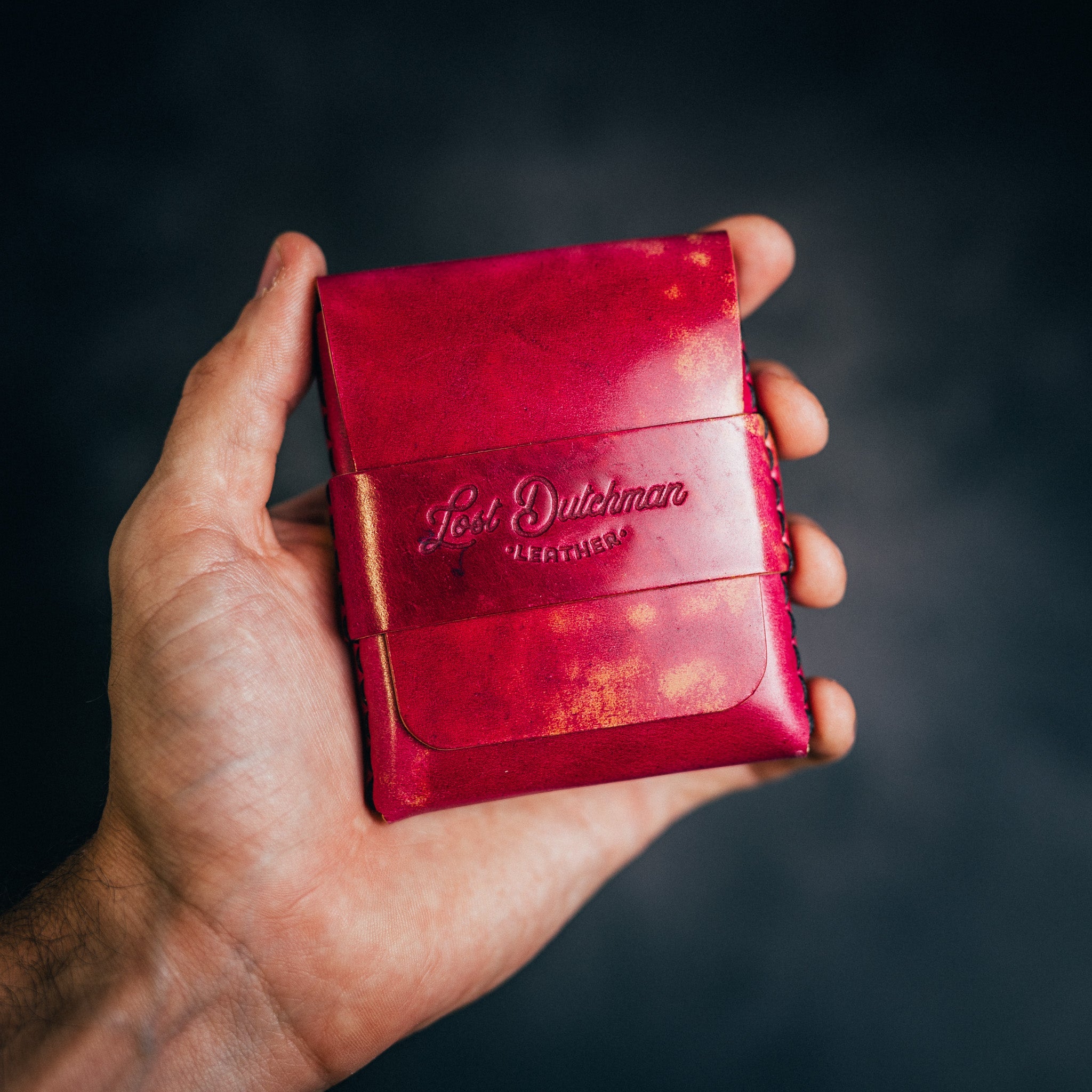 Shell Cordovan Big Finn 2 - Lost Dutchman Leather handmade leather wallets