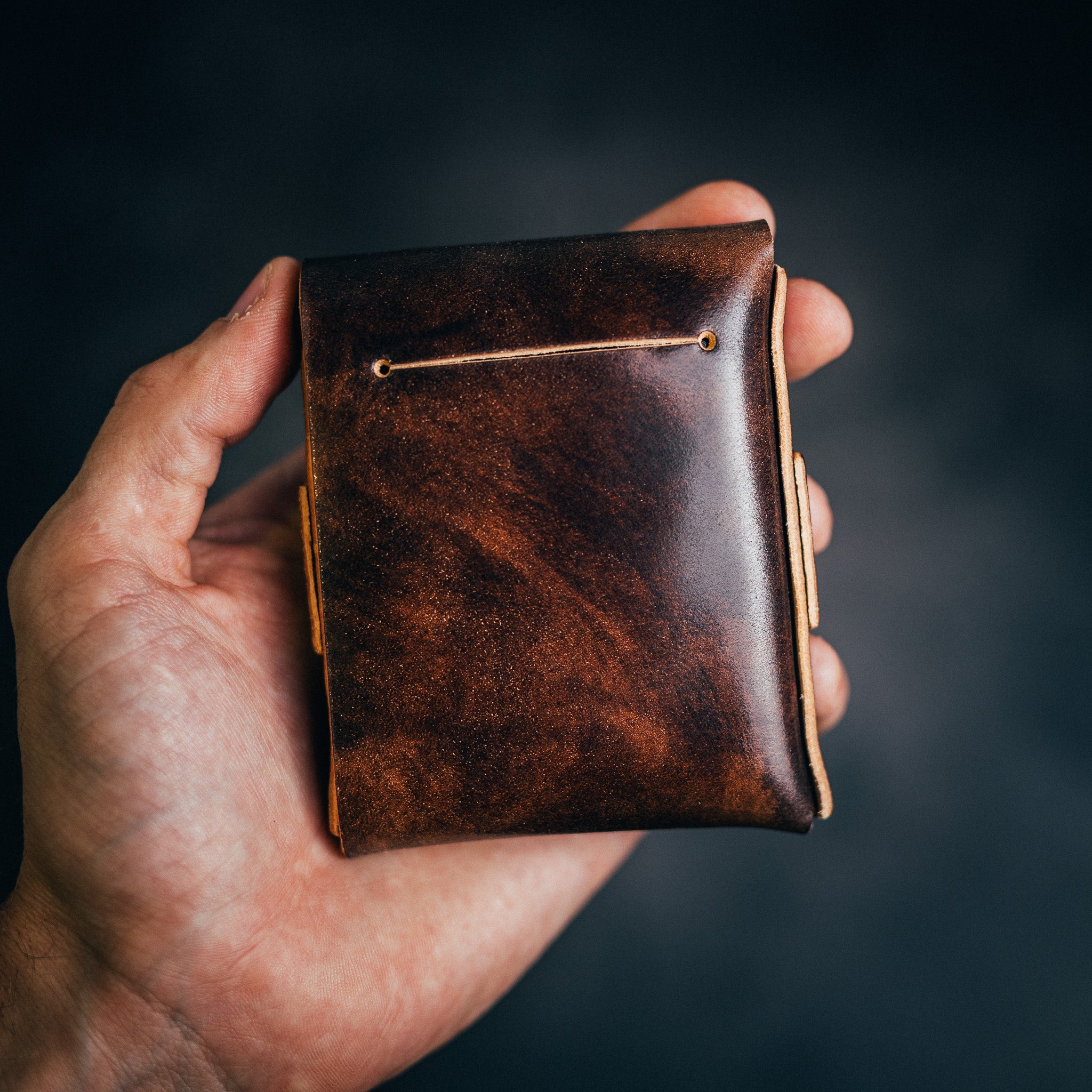 Shell Cordovan Big Finn 2 - Lost Dutchman Leather handmade leather wallets