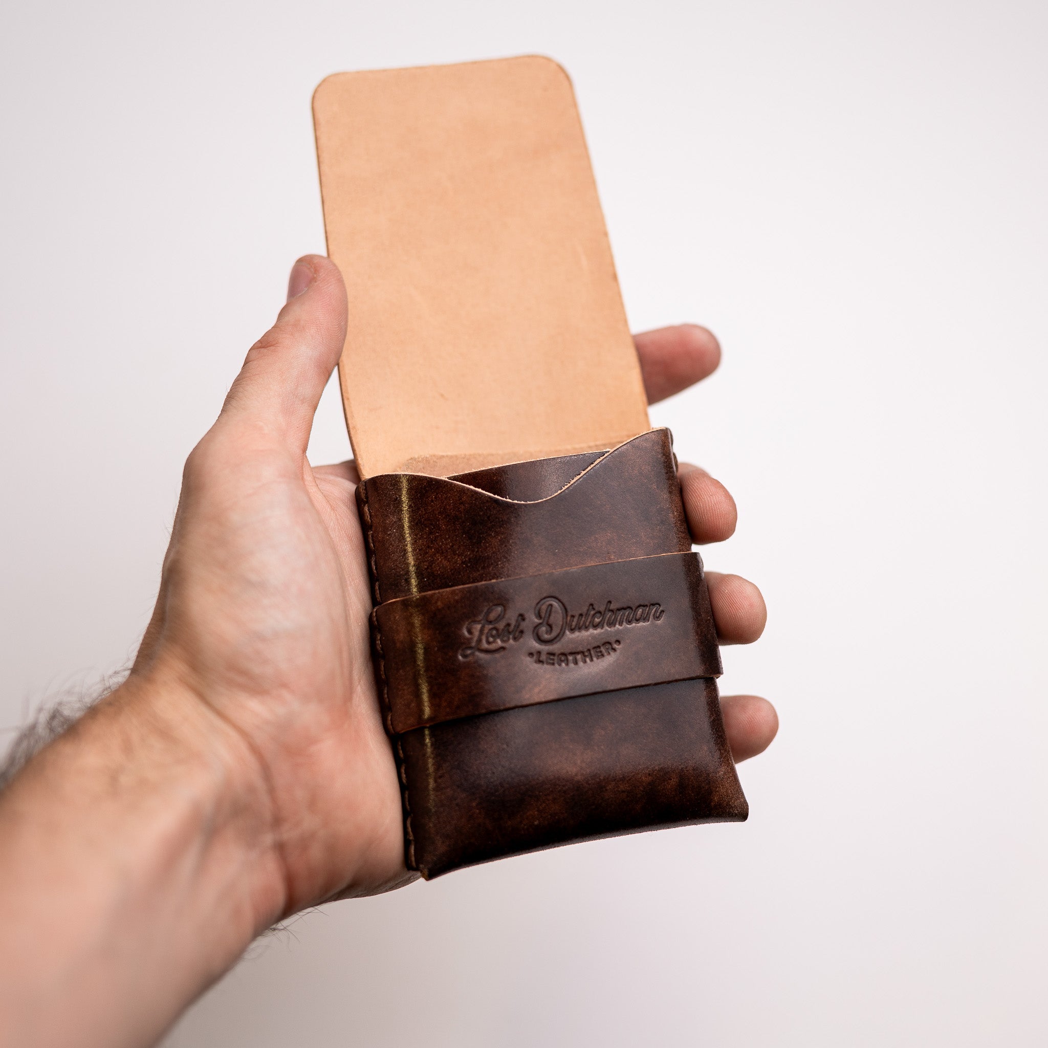Shell Cordovan Big Finn 2 - Lost Dutchman Leather handmade leather wallets