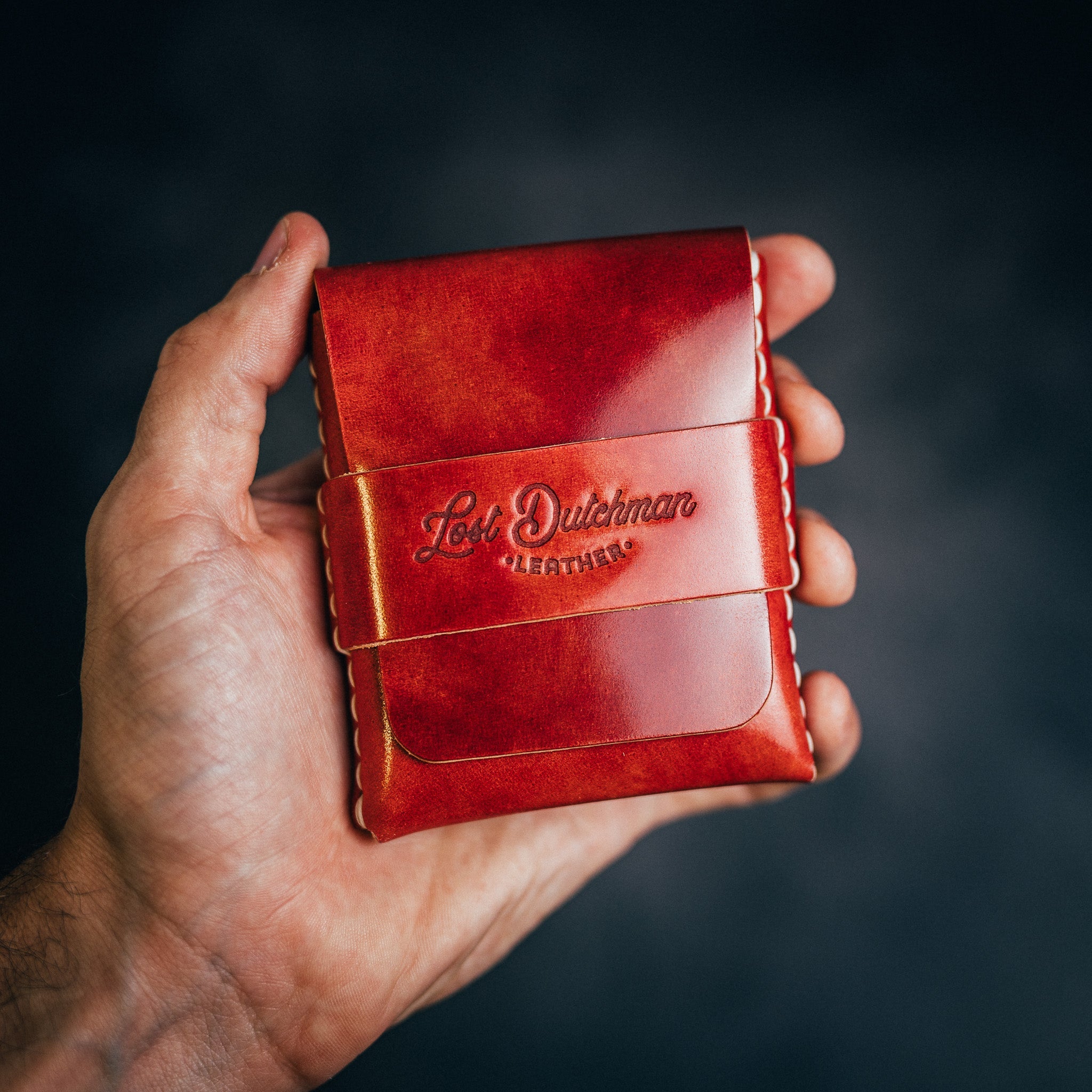 Shell Cordovan Big Finn 2 - Lost Dutchman Leather handmade leather wallets