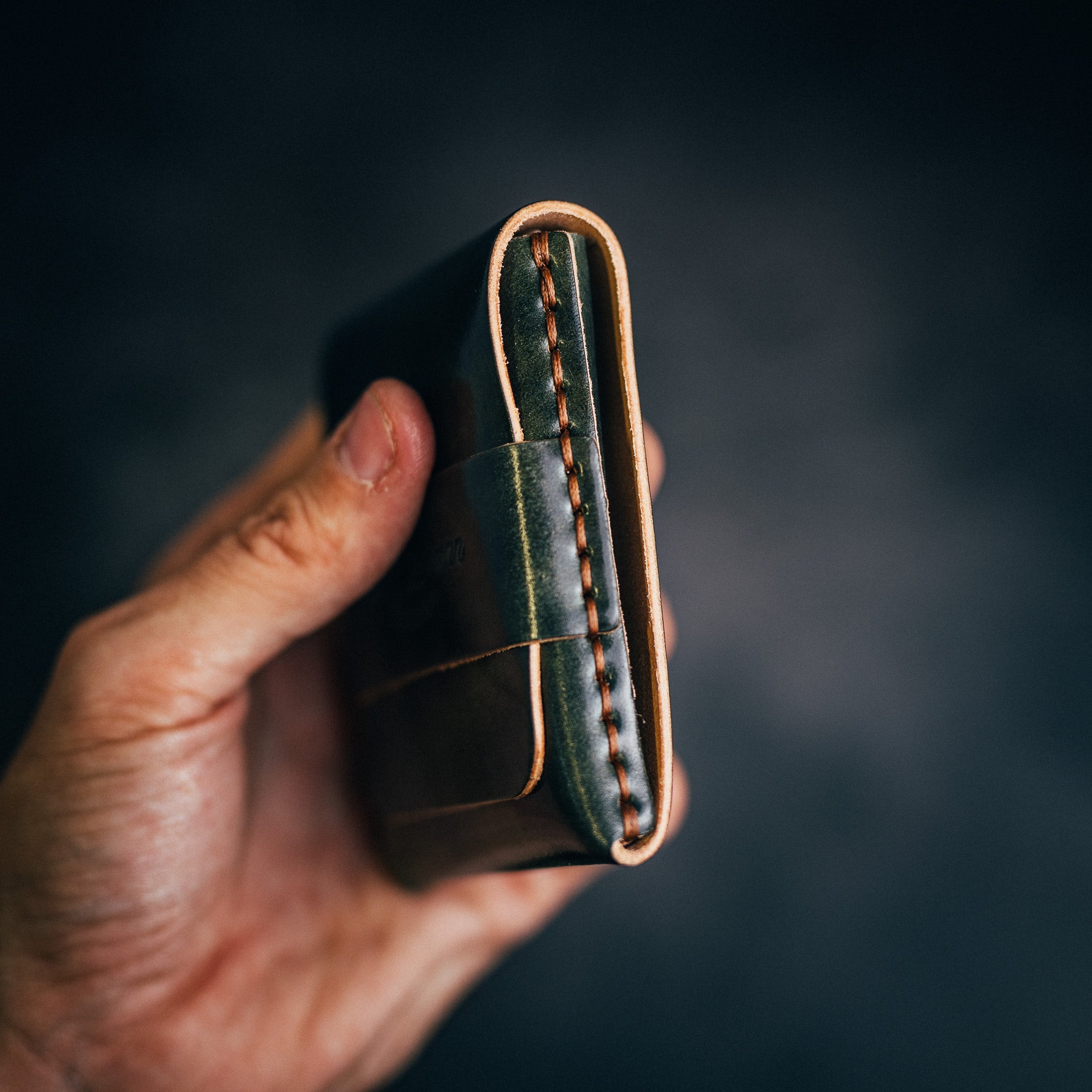 Shell Cordovan Big Finn 2 - Lost Dutchman Leather handmade leather wallets