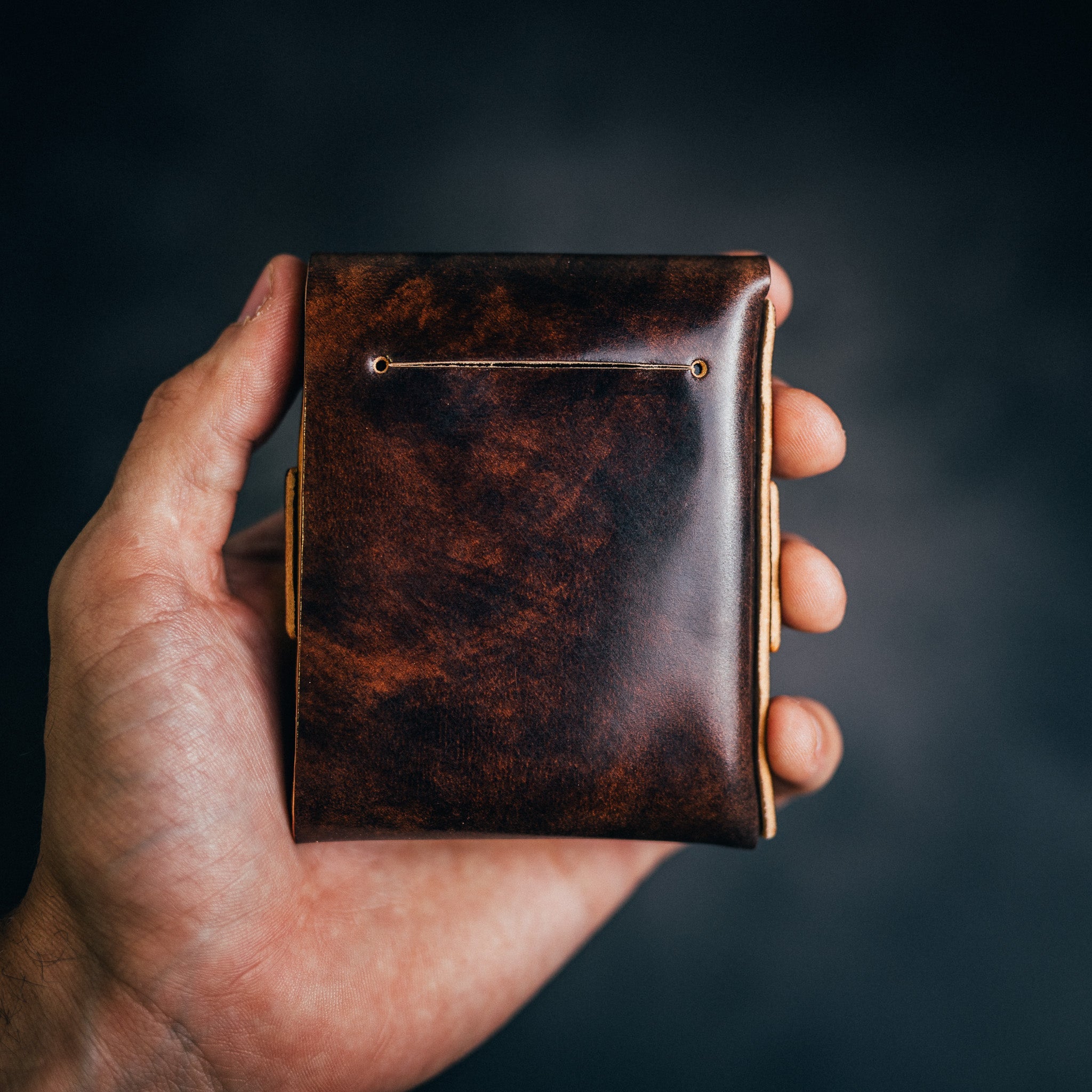 Shell Cordovan Big Finn 2 - Lost Dutchman Leather handmade leather wallets