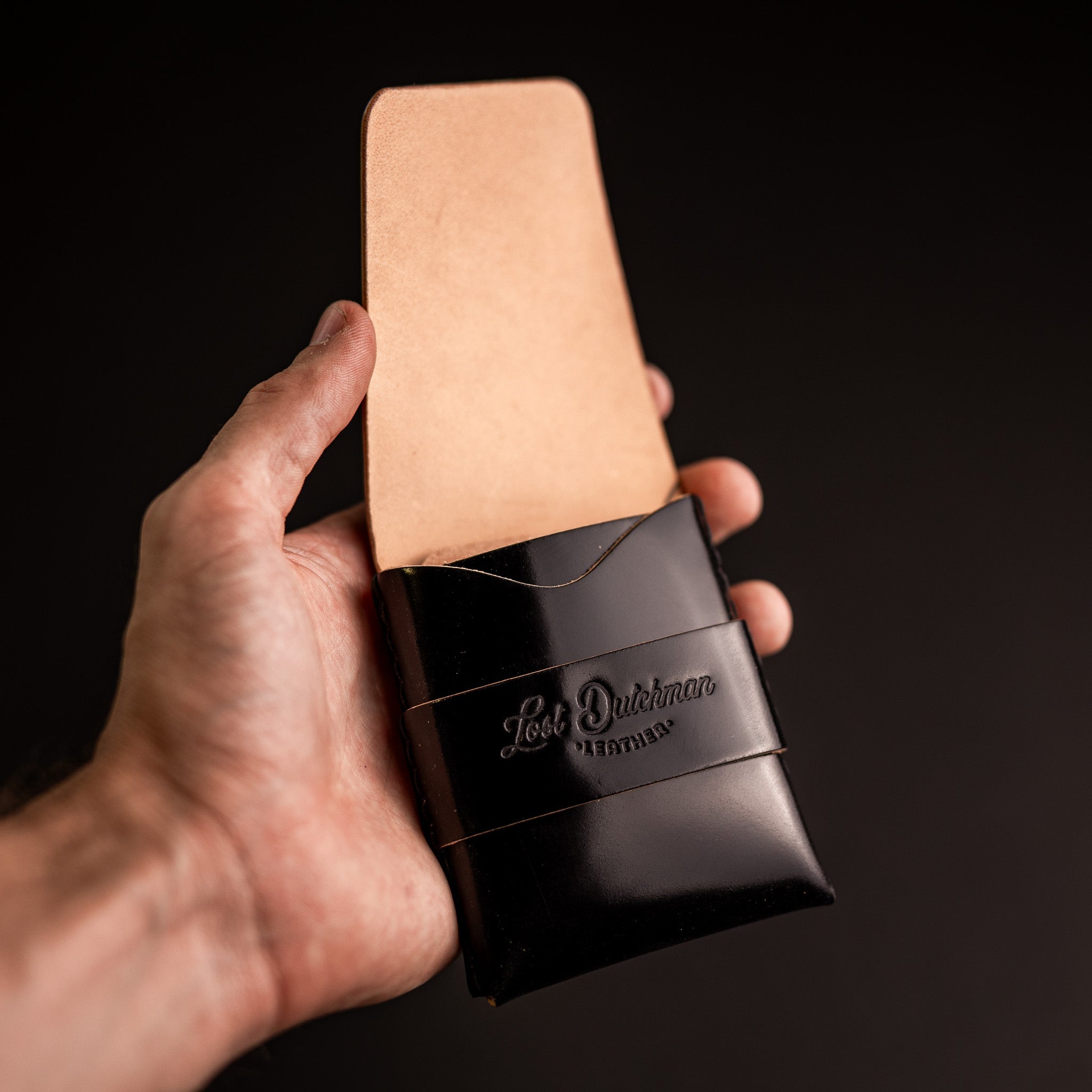 Shell Cordovan Big Finn 2 - Lost Dutchman Leather handmade leather wallets