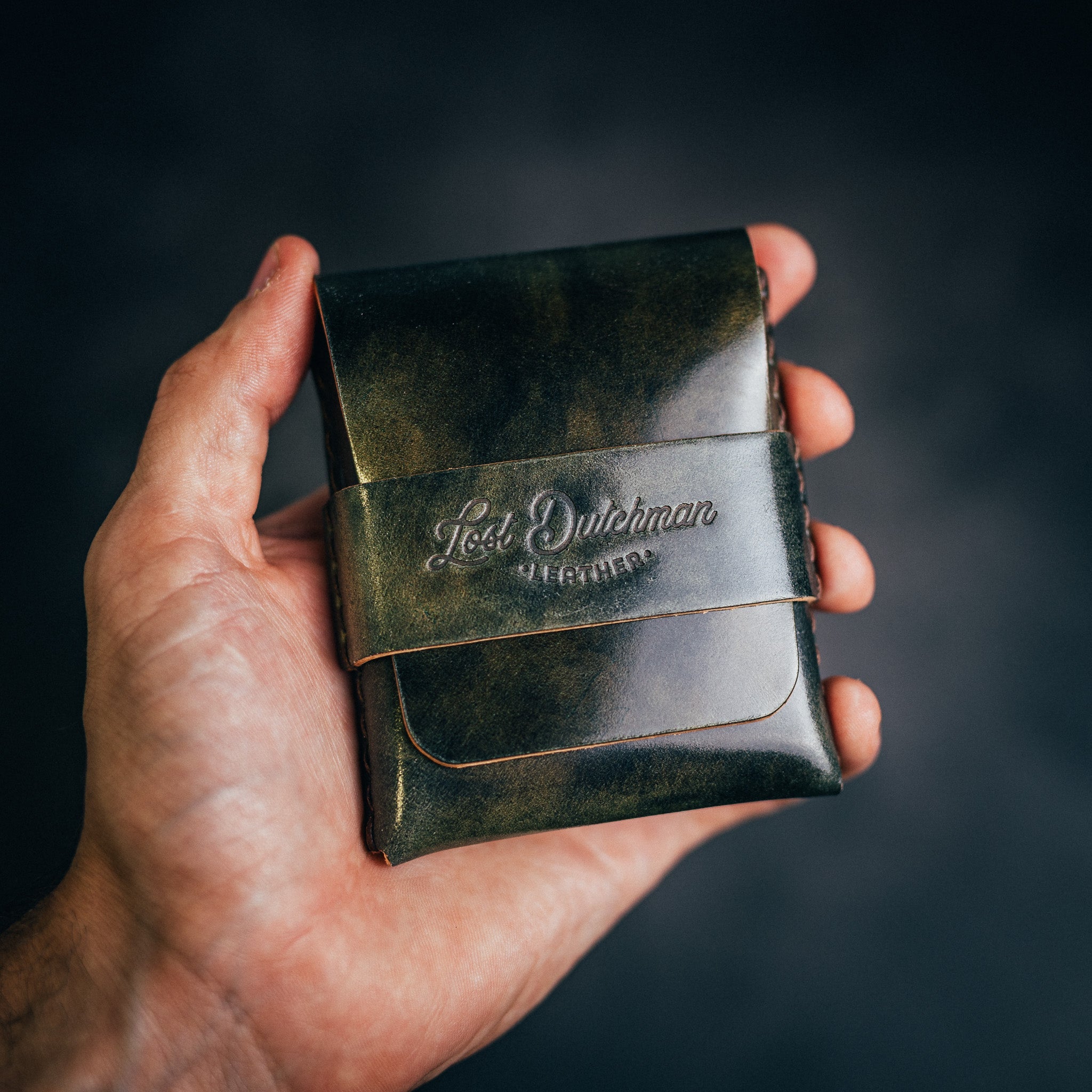 Shell Cordovan Big Finn 2 - Lost Dutchman Leather handmade leather wallets