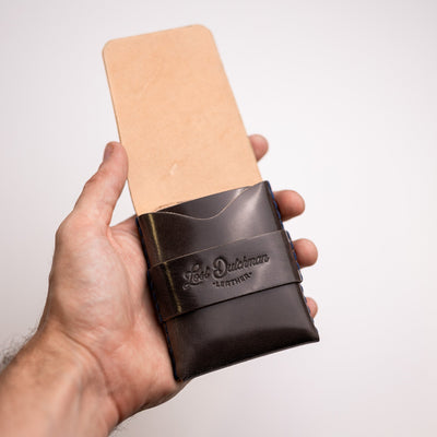 Shell Cordovan Big Finn 2 - Lost Dutchman Leather handmade leather wallets