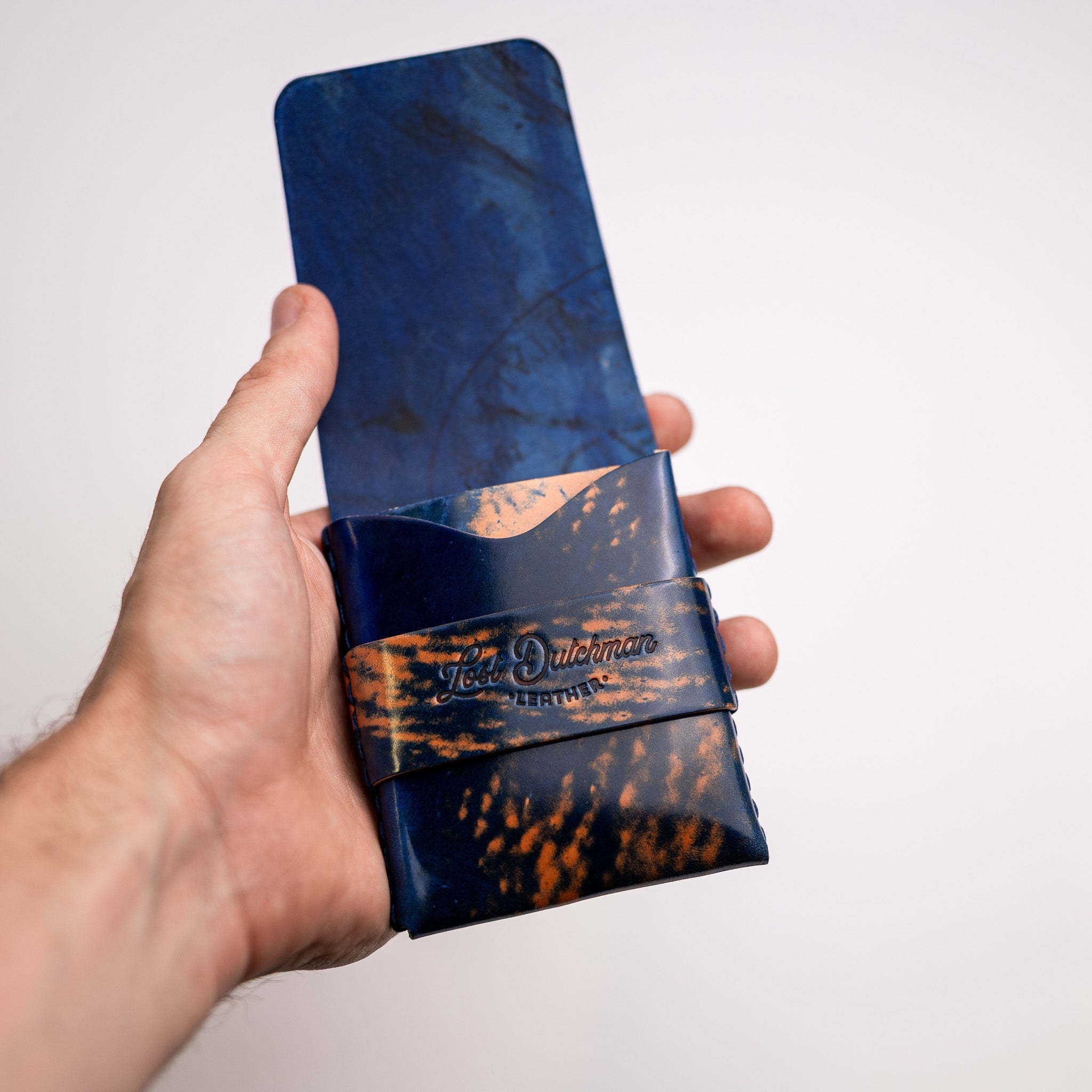 Shell Cordovan Big Finn 2 - Lost Dutchman Leather handmade leather wallets