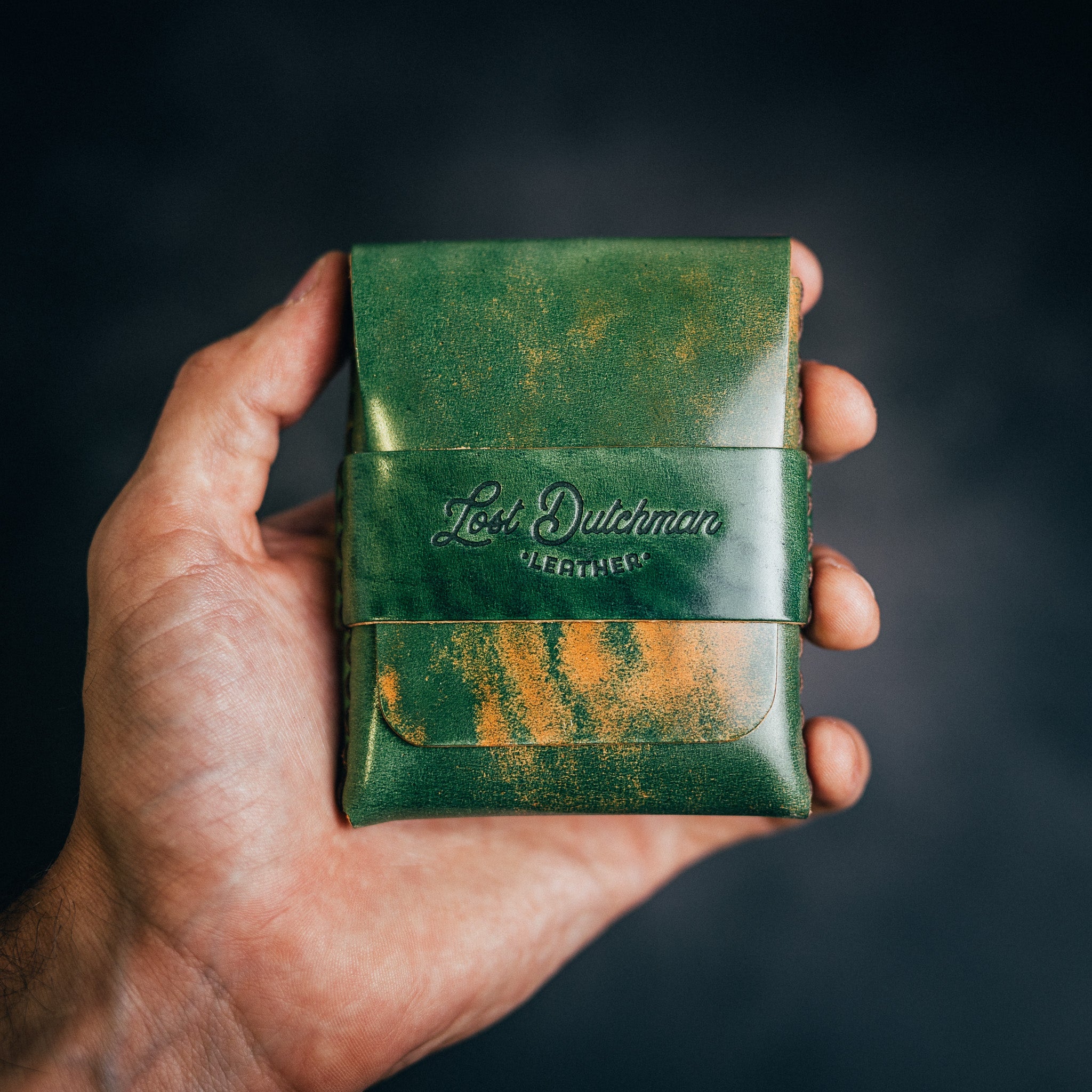 Shell Cordovan Big Finn 2 - Lost Dutchman Leather handmade leather wallets