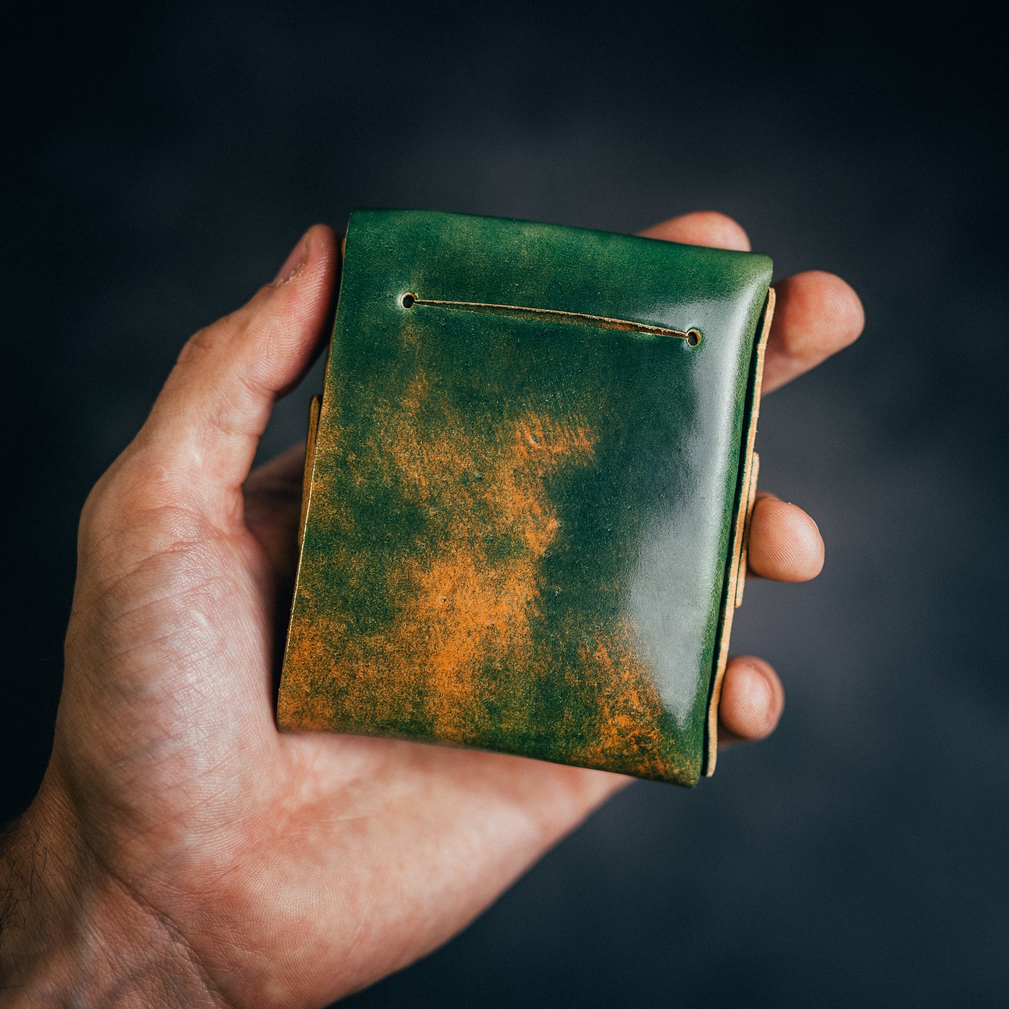 Shell Cordovan Big Finn 2 - Lost Dutchman Leather handmade leather wallets