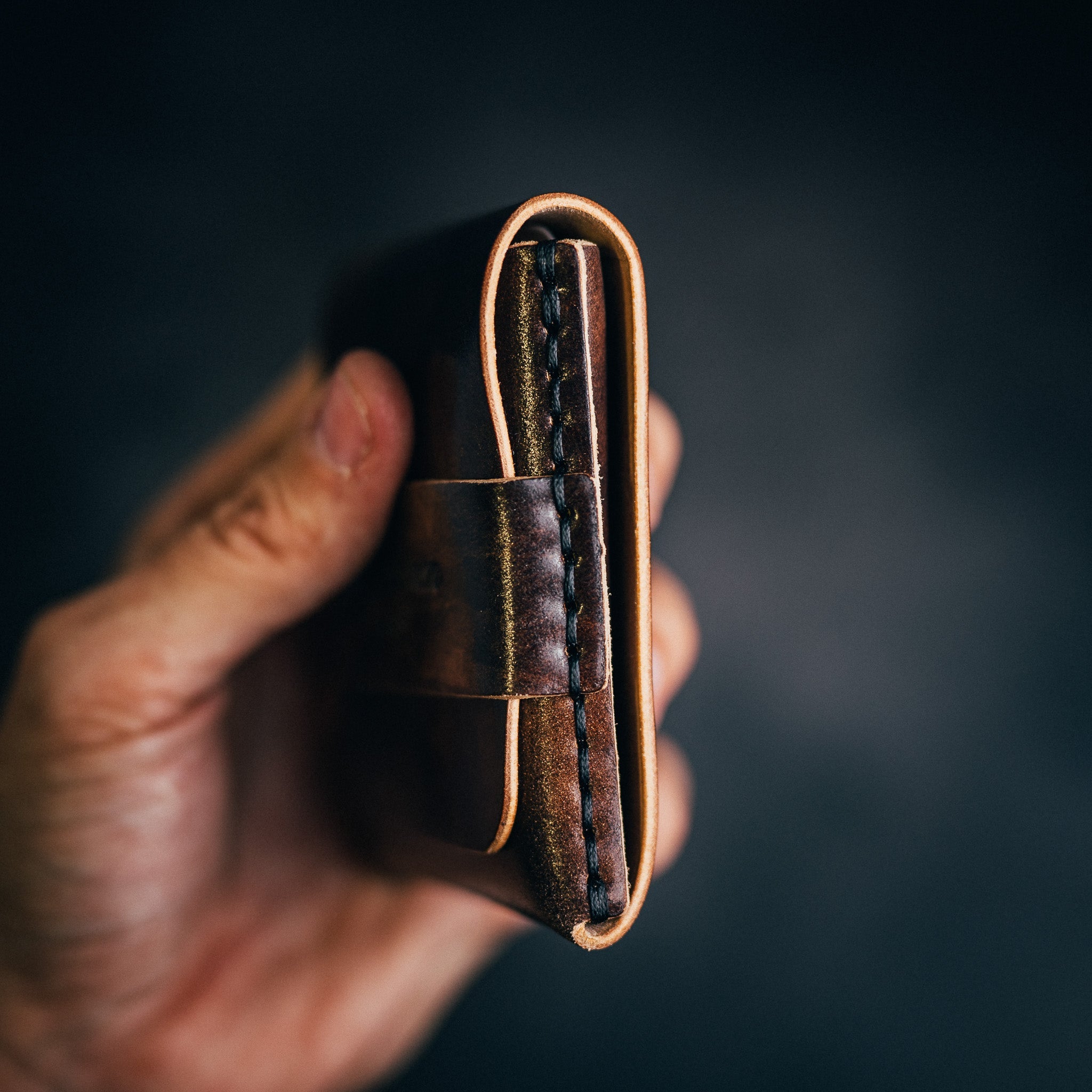 Shell Cordovan Big Finn 2 - Lost Dutchman Leather handmade leather wallets