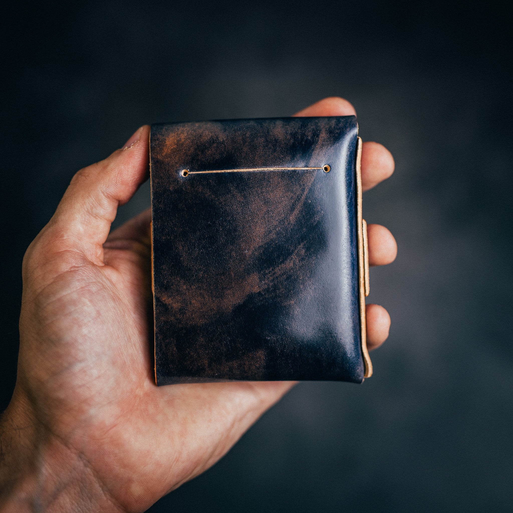 Shell Cordovan Big Finn 2 - Lost Dutchman Leather handmade leather wallets