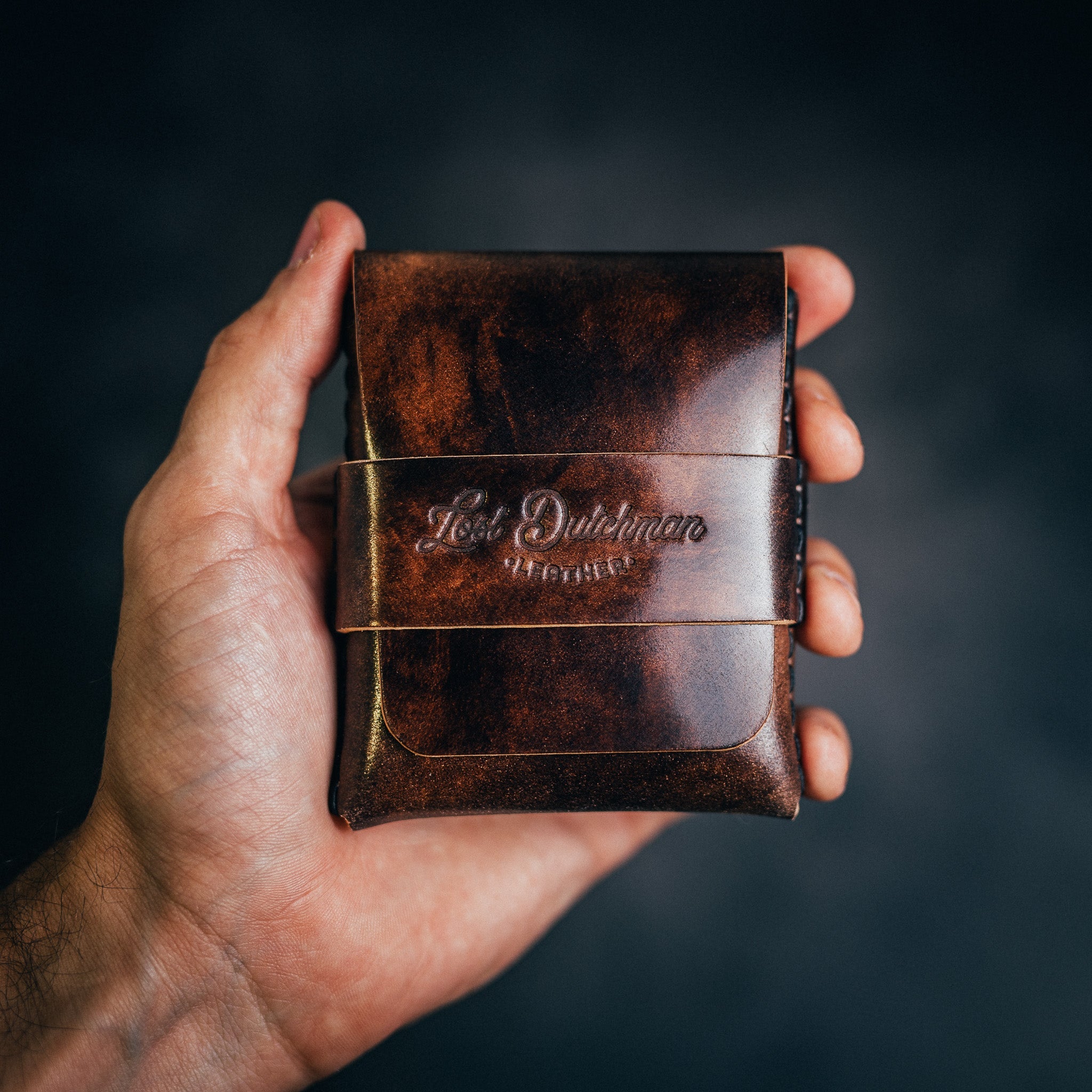 Shell Cordovan Big Finn 2 - Lost Dutchman Leather handmade leather wallets