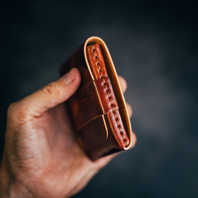 Shell Cordovan Big Finn 2 - Lost Dutchman Leather handmade leather wallets