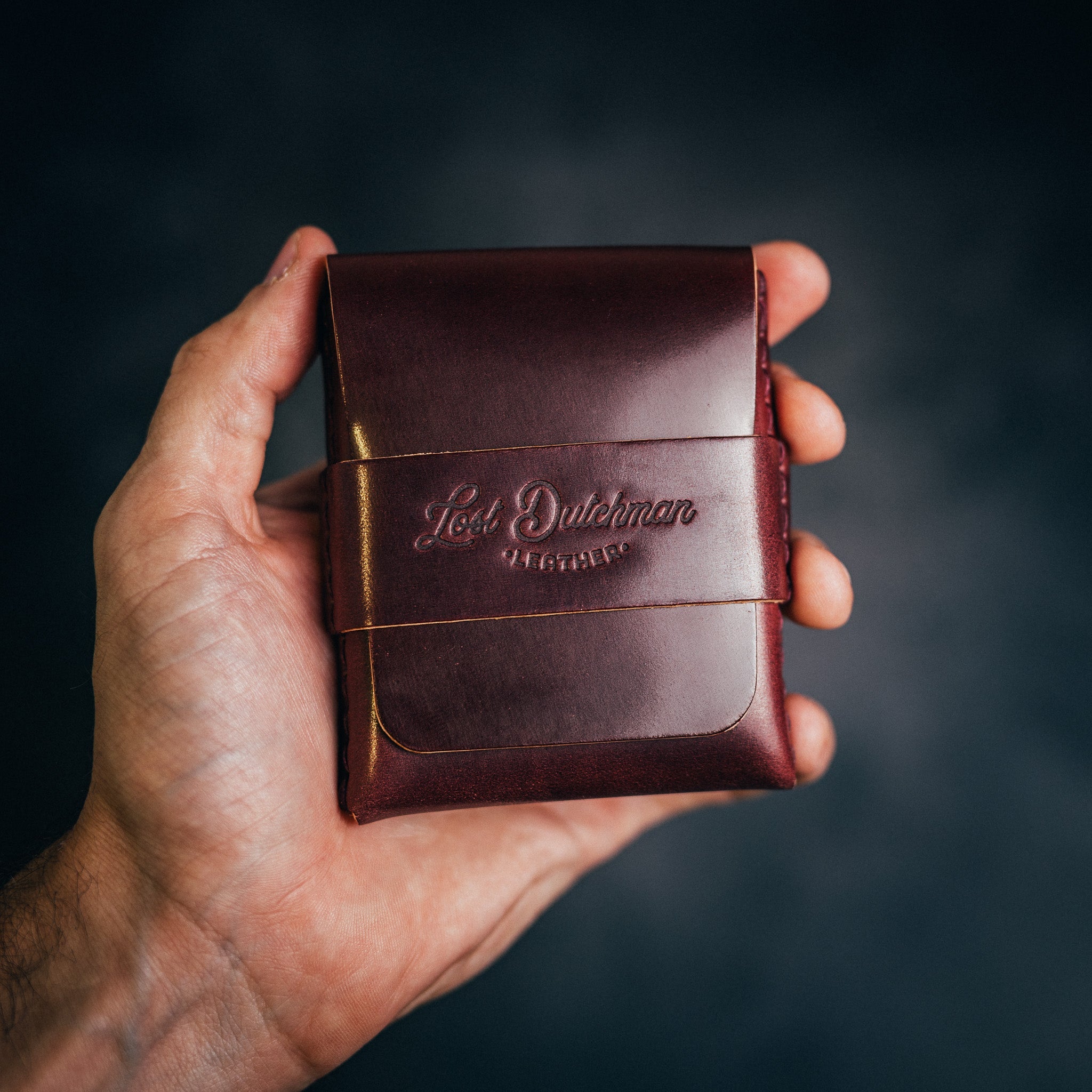 Shell Cordovan Big Finn 2 - Lost Dutchman Leather handmade leather wallets