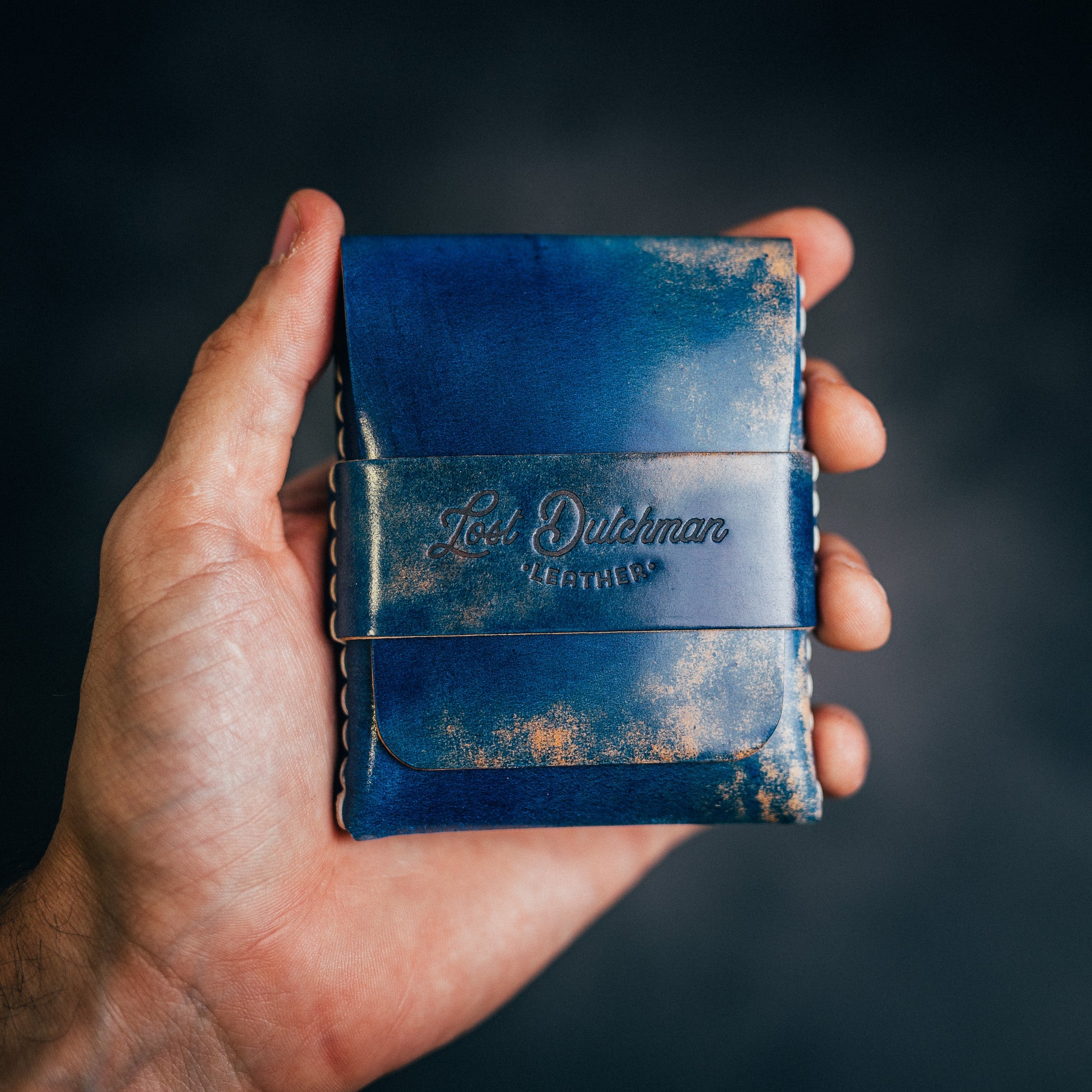 Shell Cordovan Big Finn 2 - Lost Dutchman Leather handmade leather wallets