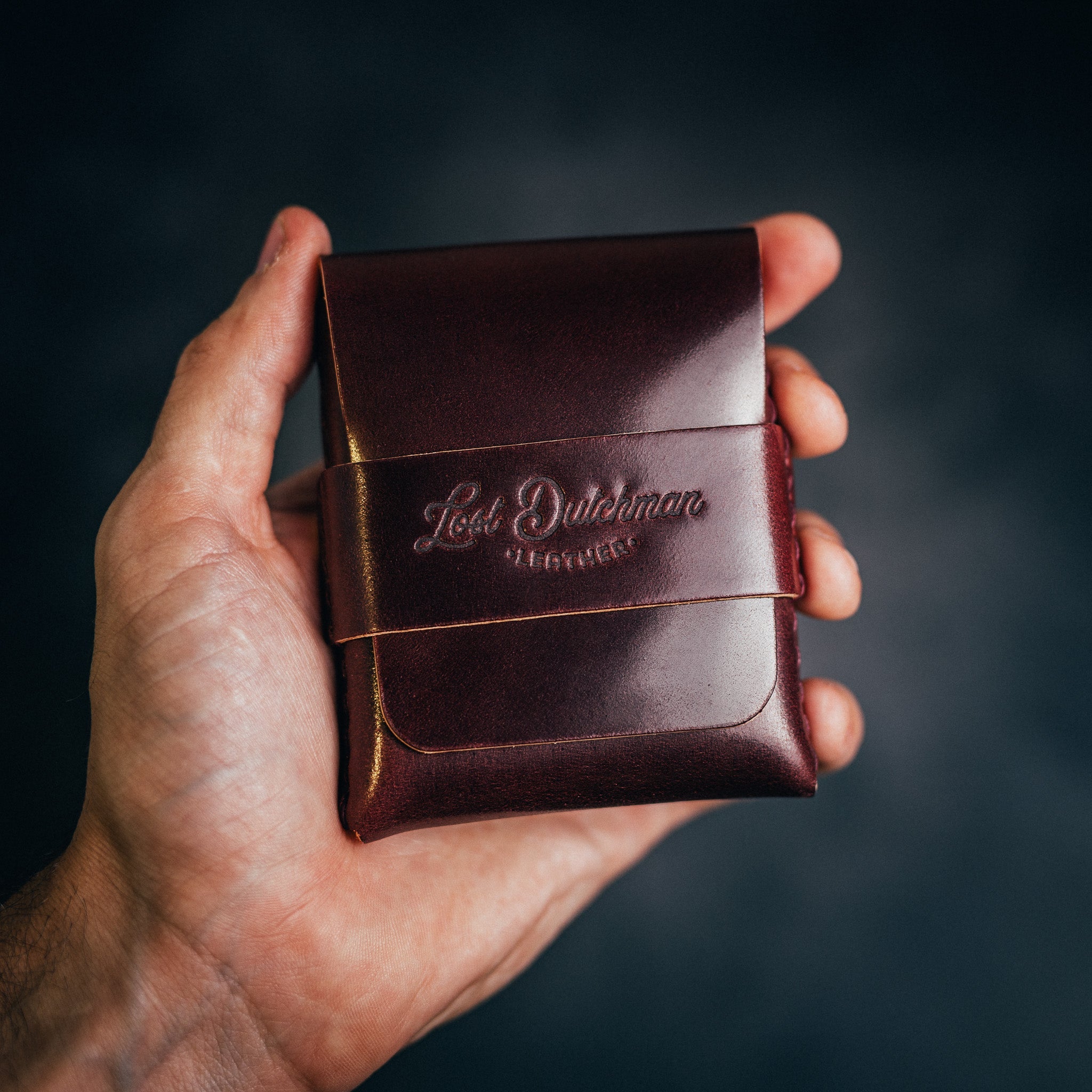 Shell Cordovan Big Finn 2 - Lost Dutchman Leather handmade leather wallets