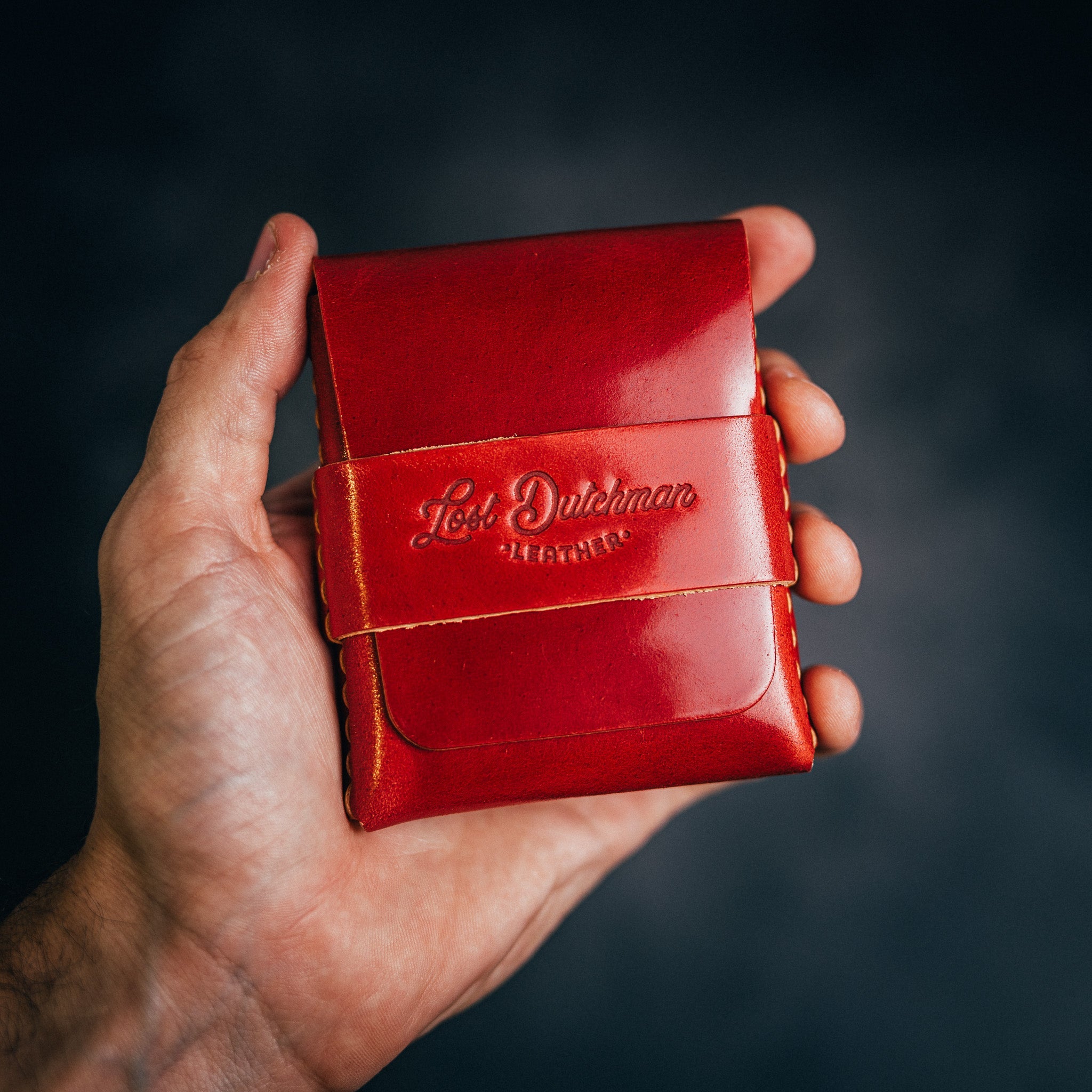 Shell Cordovan Big Finn 2 - Lost Dutchman Leather handmade leather wallets