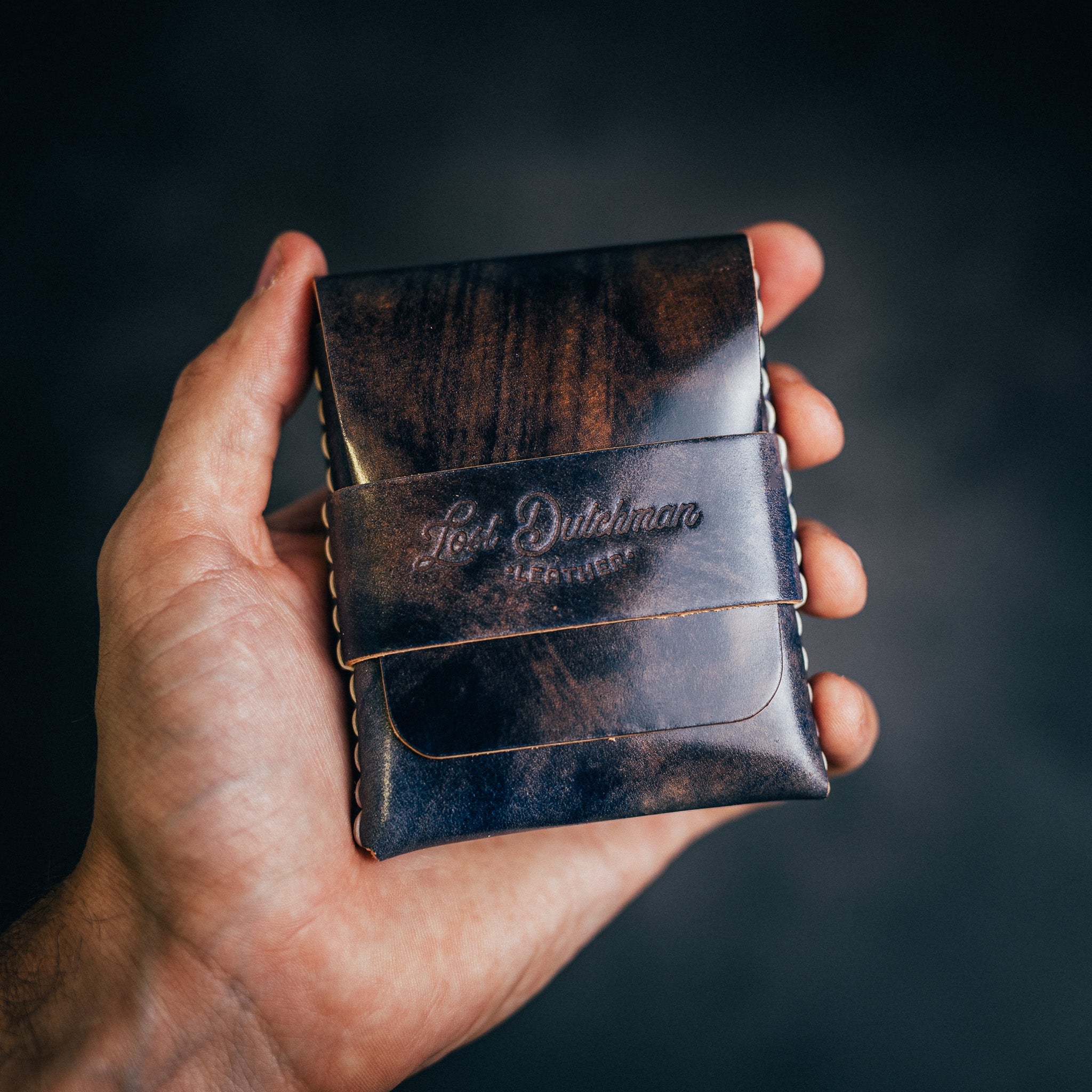 Shell Cordovan Big Finn 2 - Lost Dutchman Leather handmade leather wallets