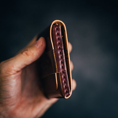 Shell Cordovan Big Finn 2 - Lost Dutchman Leather handmade leather wallets