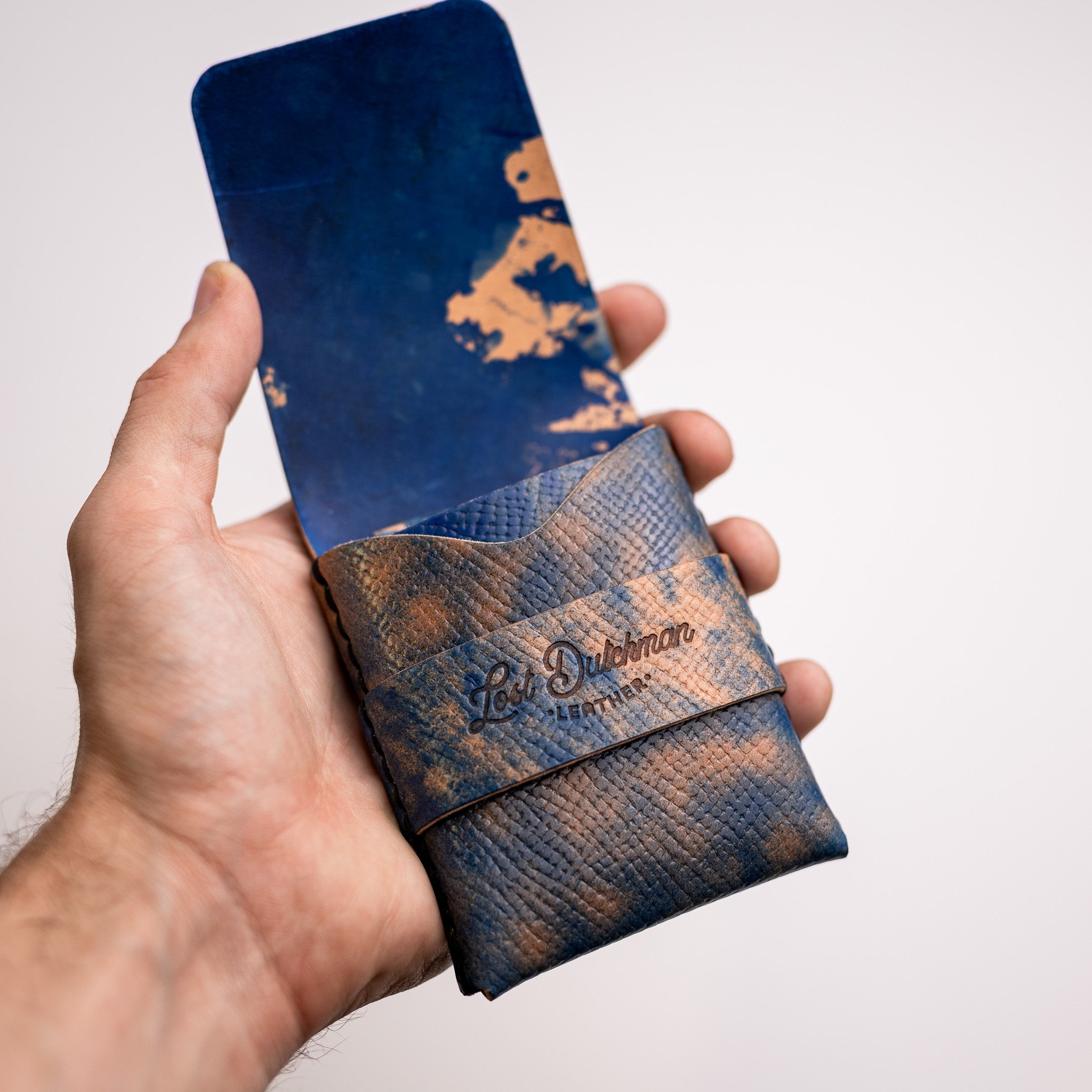 Shell Cordovan Big Finn 2 - Lost Dutchman Leather handmade leather wallets