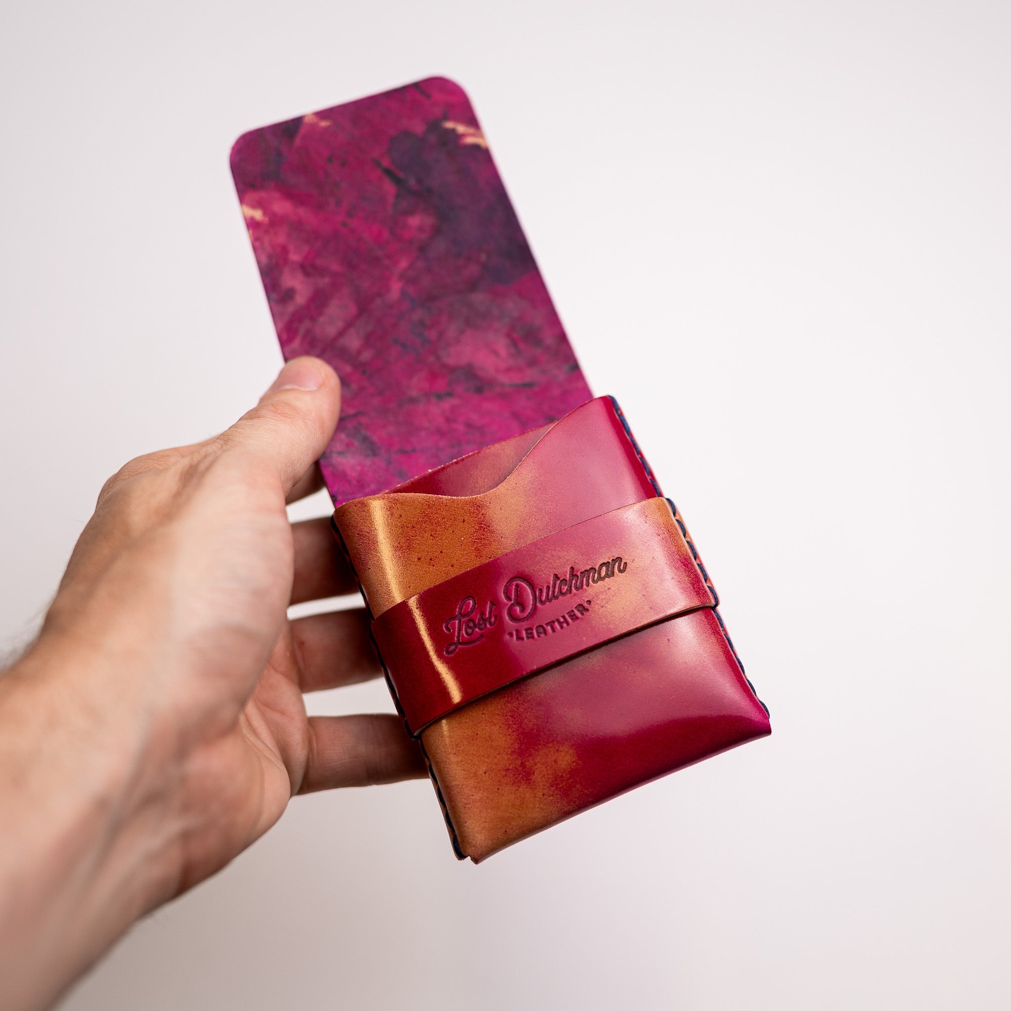 Shell Cordovan Big Finn 2 - Lost Dutchman Leather handmade leather wallets