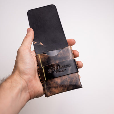 Shell Cordovan Big Finn 2 - Lost Dutchman Leather handmade leather wallets