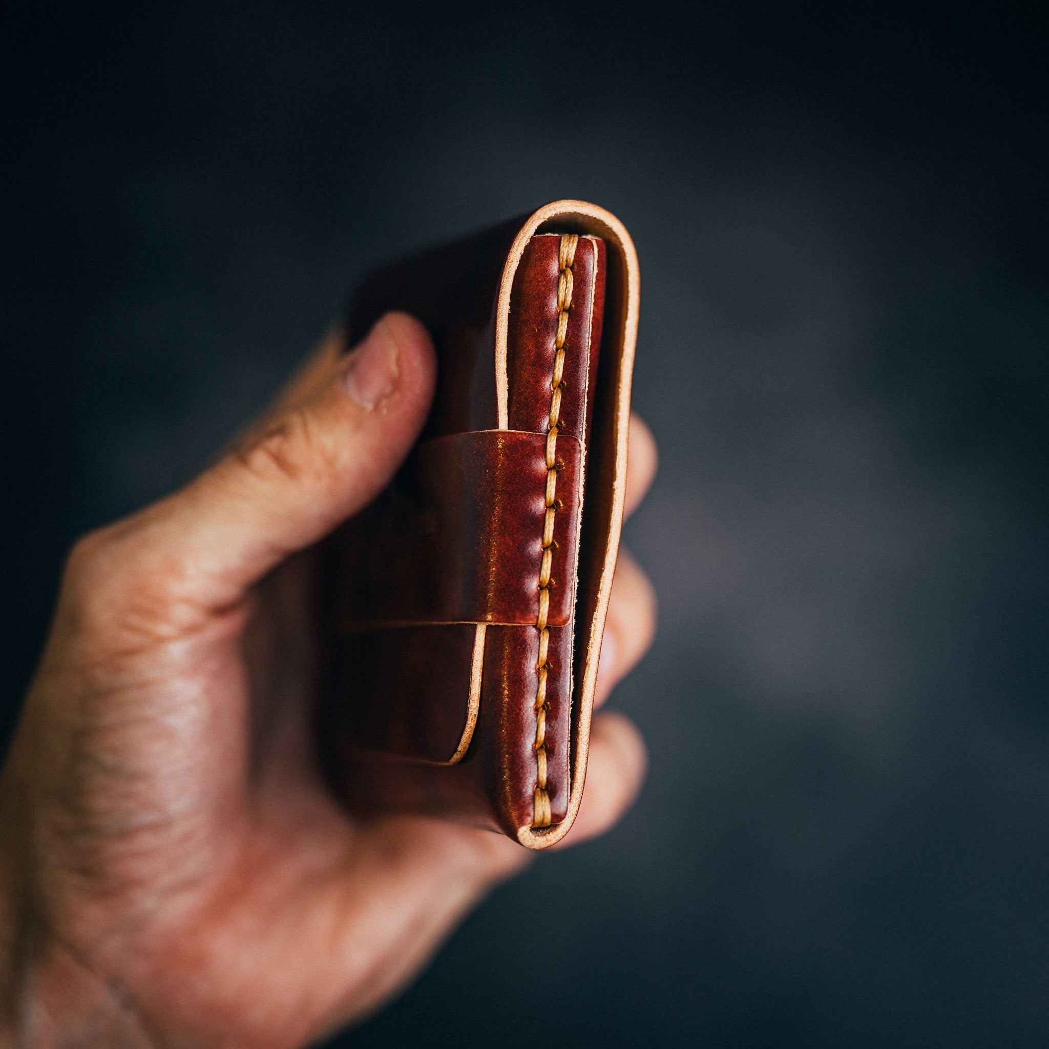 Shell Cordovan Big Finn 2 - Lost Dutchman Leather handmade leather wallets