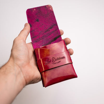 Shell Cordovan Big Finn 2 - Lost Dutchman Leather handmade leather wallets