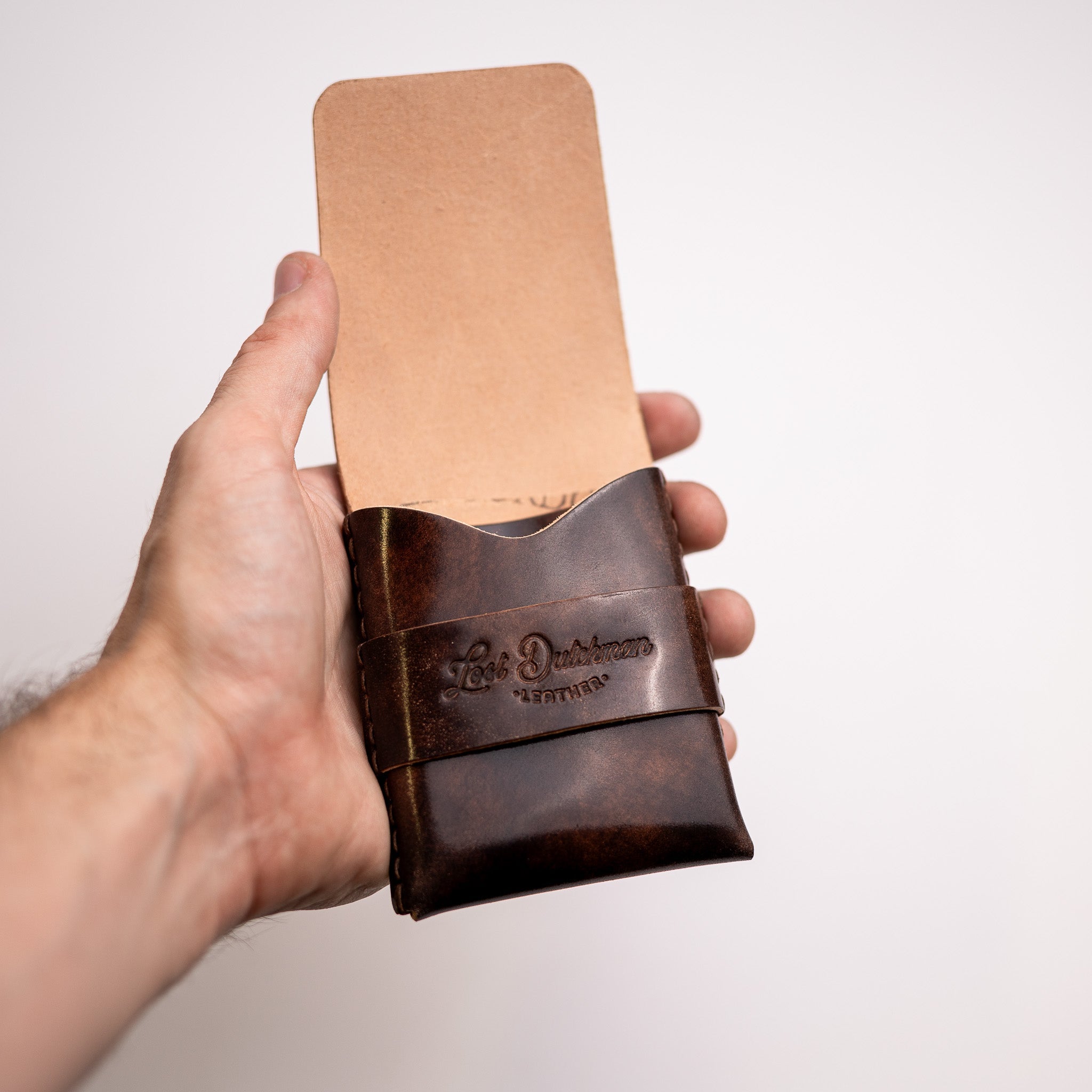 Shell Cordovan Big Finn 2 - Lost Dutchman Leather handmade leather wallets