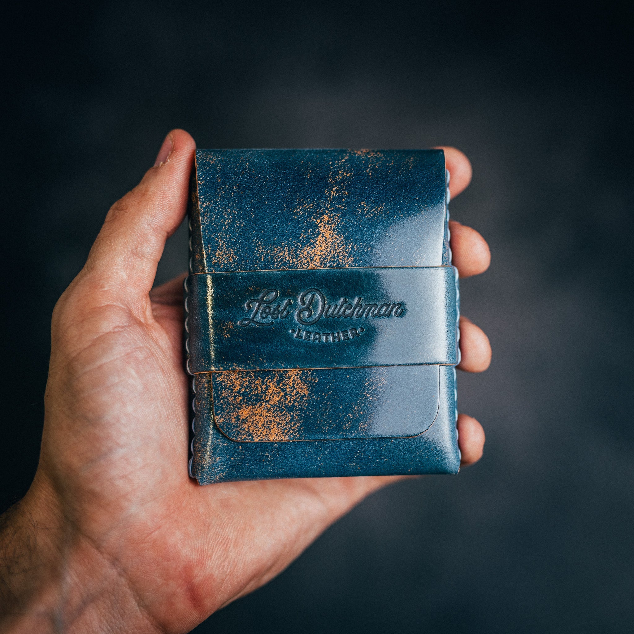 Shell Cordovan Big Finn 2 - Lost Dutchman Leather handmade leather wallets