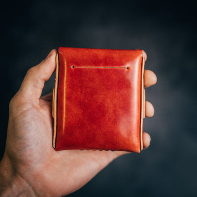 Shell Cordovan Big Finn (classic) - Lost Dutchman Leather handmade leather wallets