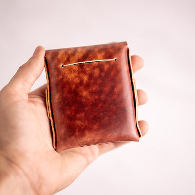 Shell Cordovan Big Finn (classic) - Lost Dutchman Leather handmade leather wallets