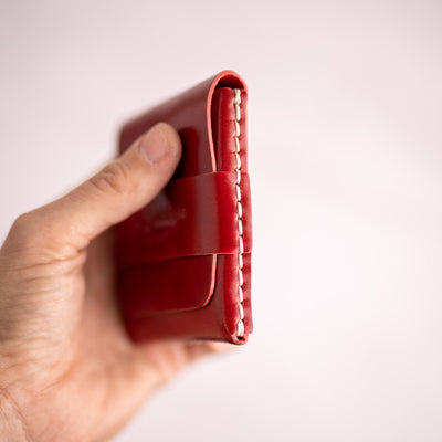 Shell Cordovan Big Finn (classic) - Lost Dutchman Leather handmade leather wallets