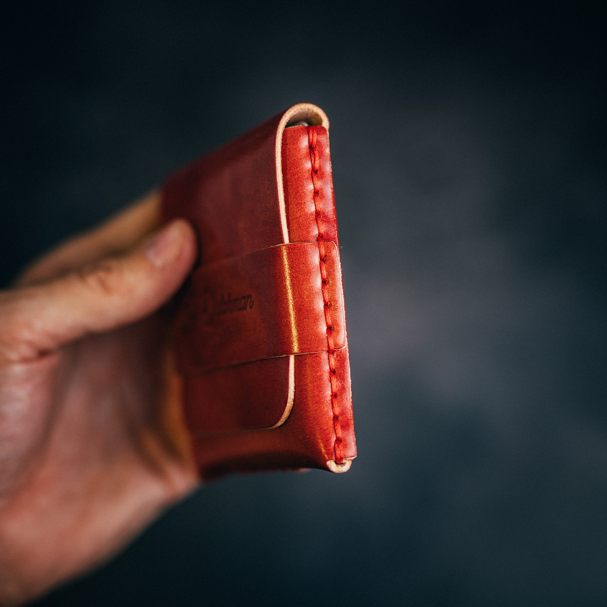 Shell Cordovan Big Finn (classic) - Lost Dutchman Leather handmade leather wallets