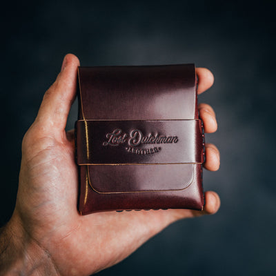 Shell Cordovan Big Finn (classic) - Lost Dutchman Leather handmade leather wallets