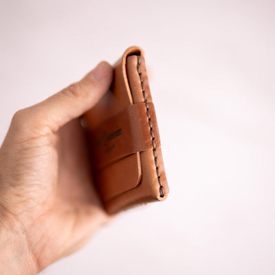 Shell Cordovan Big Finn (classic) - Lost Dutchman Leather handmade leather wallets