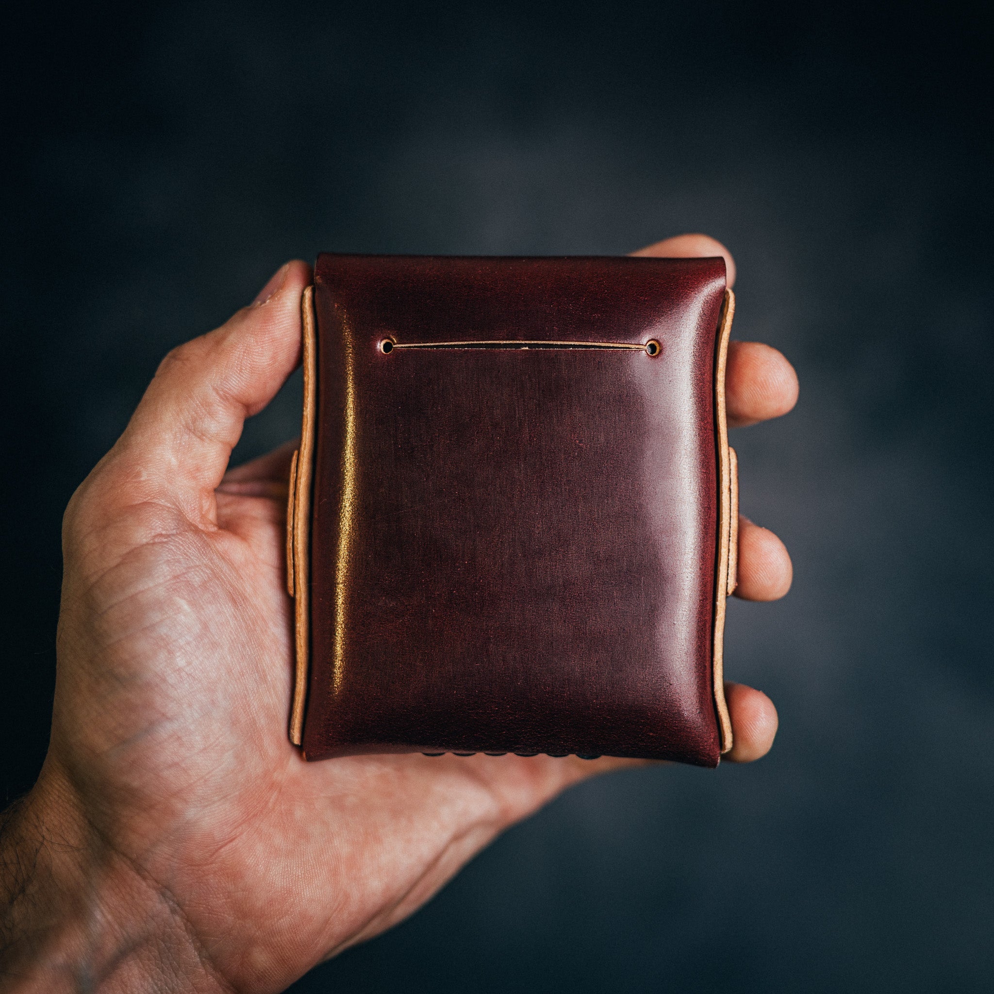 Shell Cordovan Big Finn (classic) - Lost Dutchman Leather handmade leather wallets
