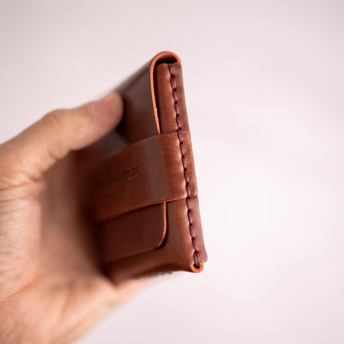 Shell Cordovan Big Finn (classic) - Lost Dutchman Leather handmade leather wallets