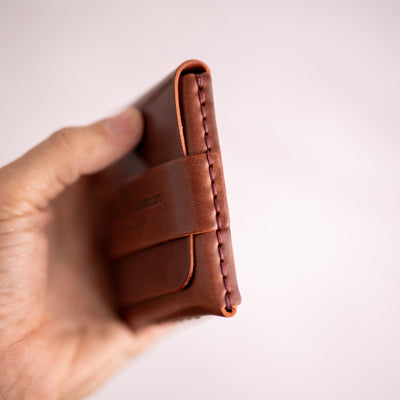Shell Cordovan Big Finn (classic) - Lost Dutchman Leather handmade leather wallets