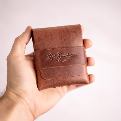 Shell Cordovan Big Finn (classic) - Lost Dutchman Leather handmade leather wallets